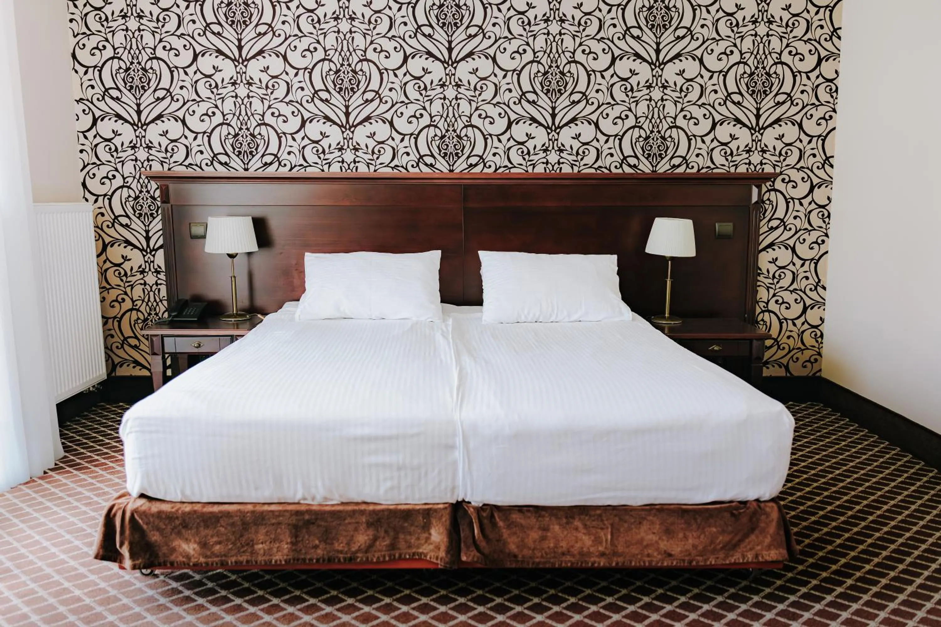 Bed in Hotel Wileński