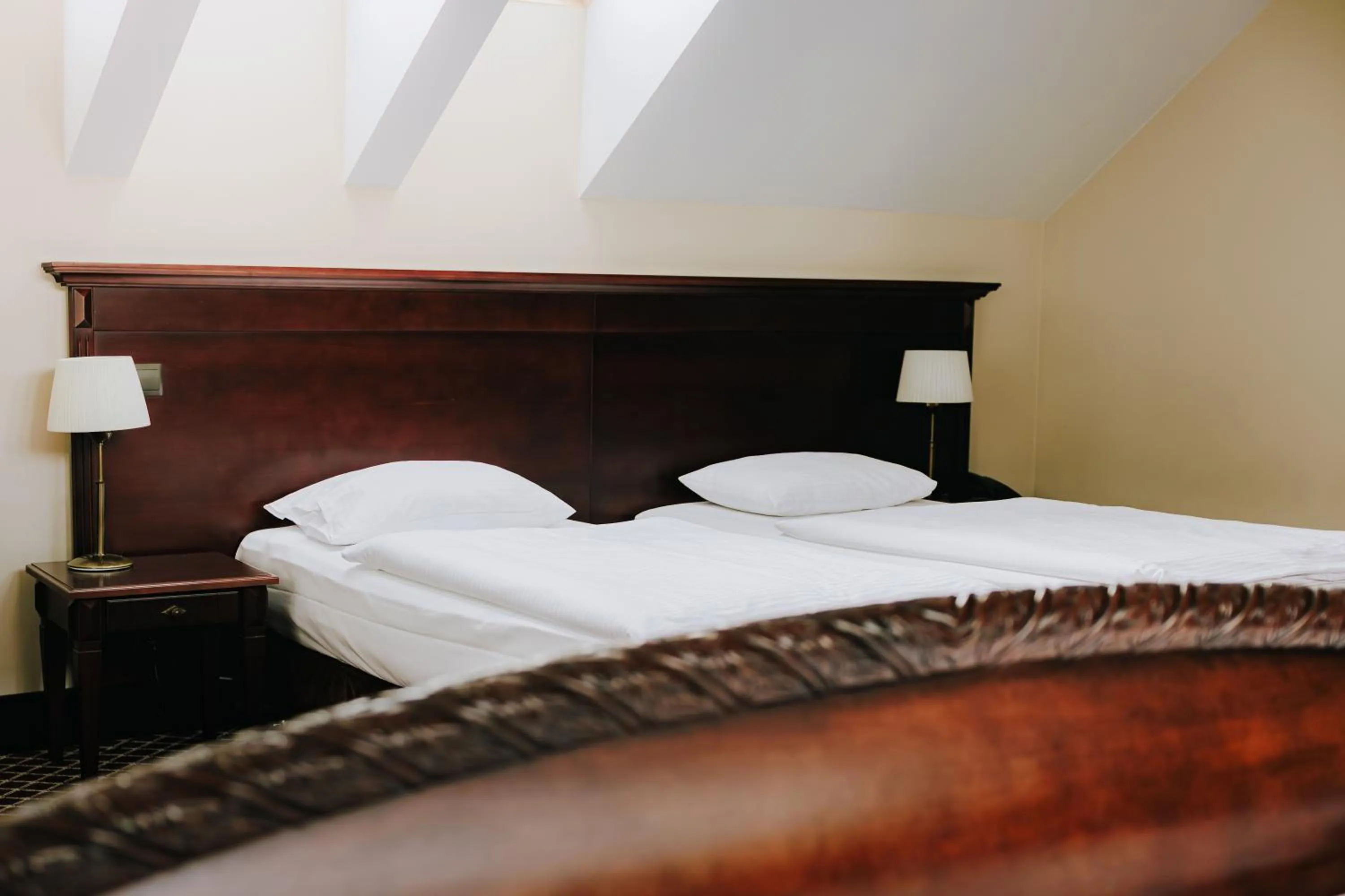 Bed in Hotel Wileński