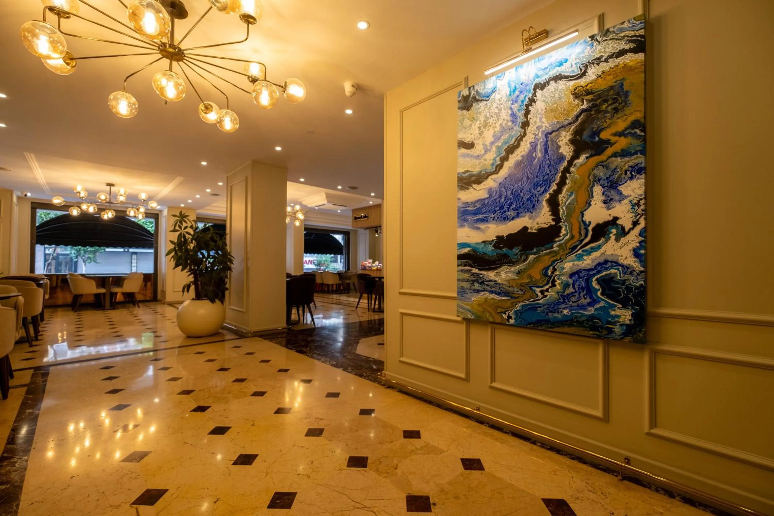 Decorative detail in Berr Hotel