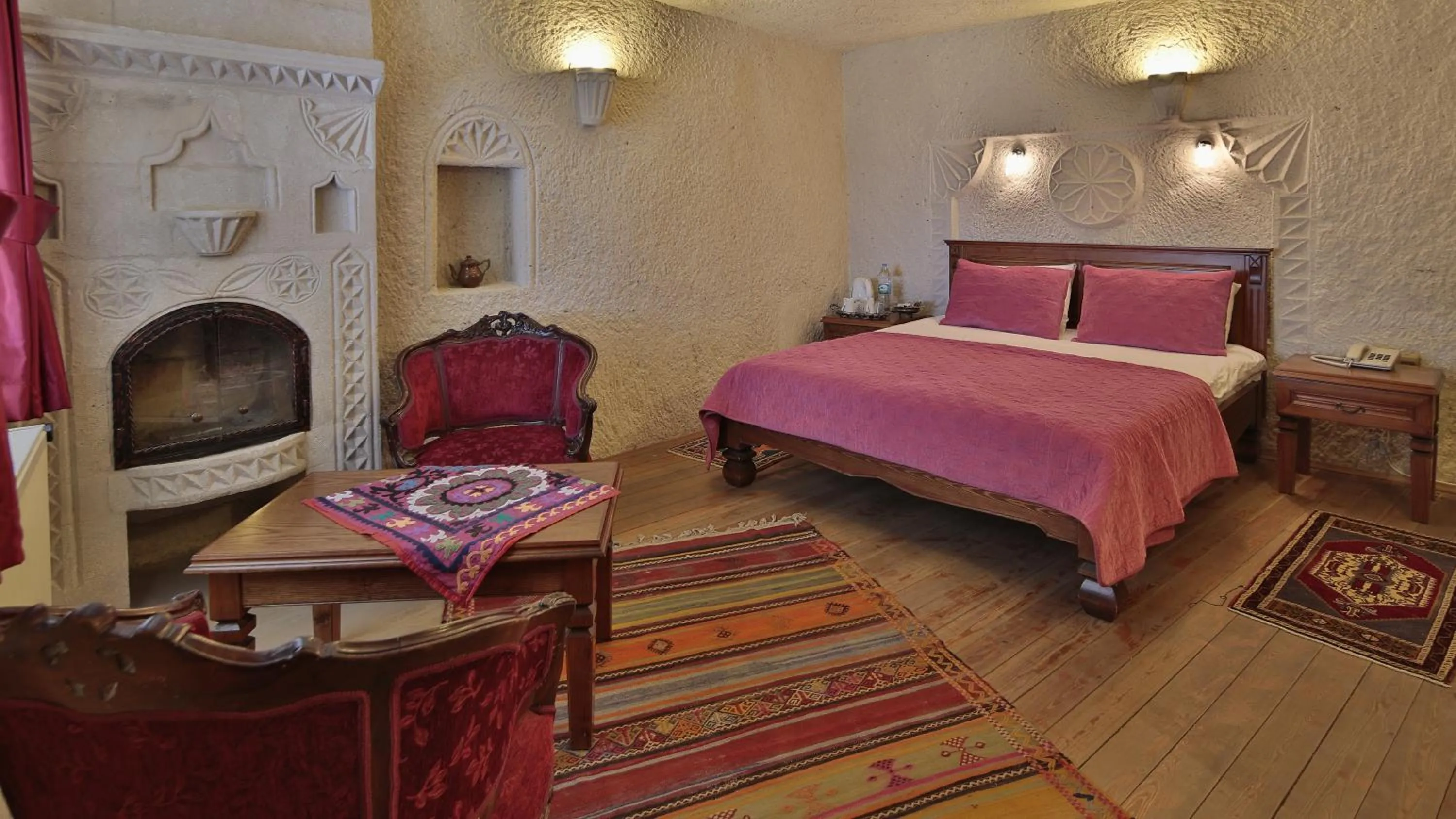 Bedroom, Bed in Vezir Cave Suites