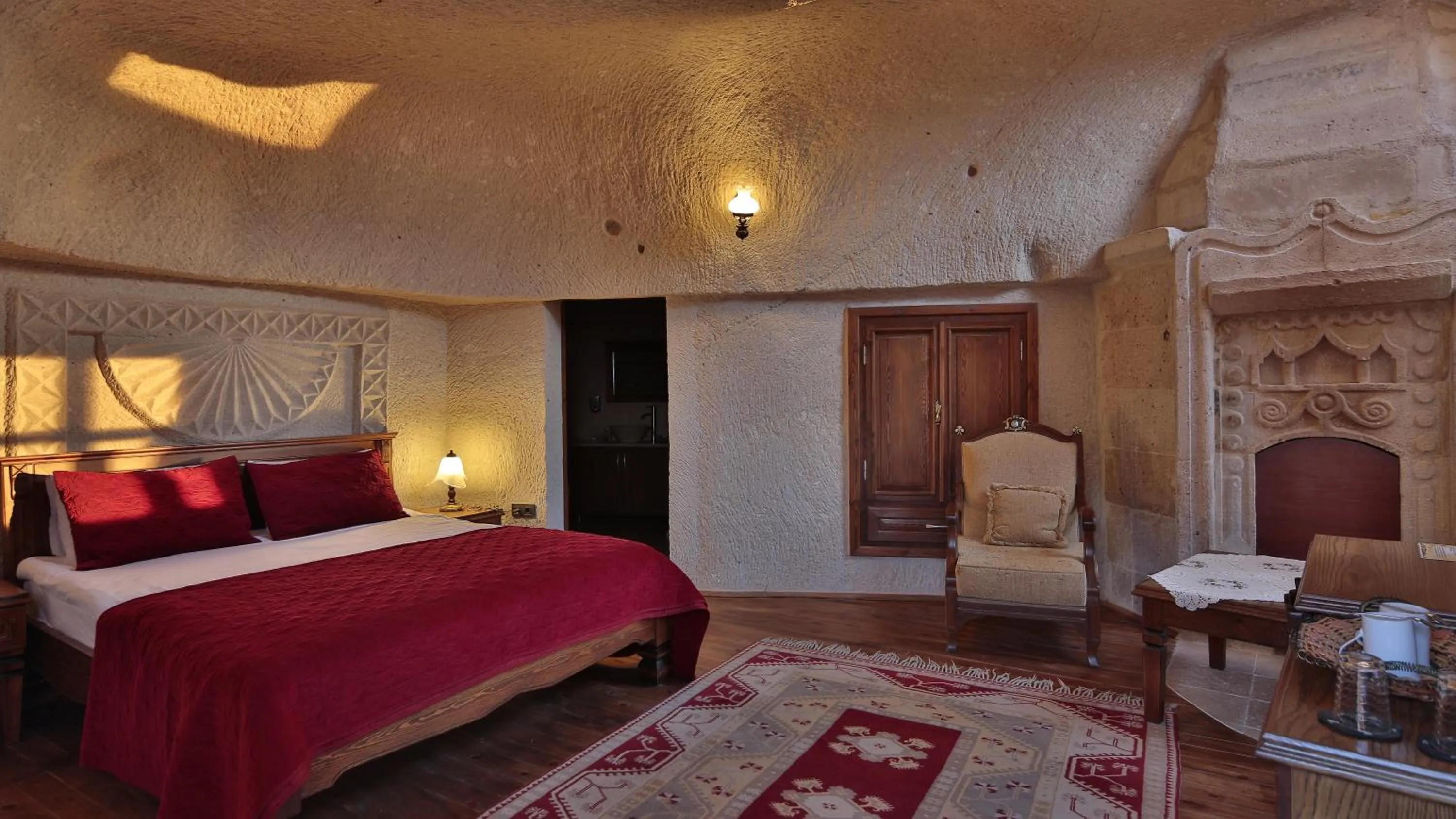 Bedroom, Bed in Vezir Cave Suites