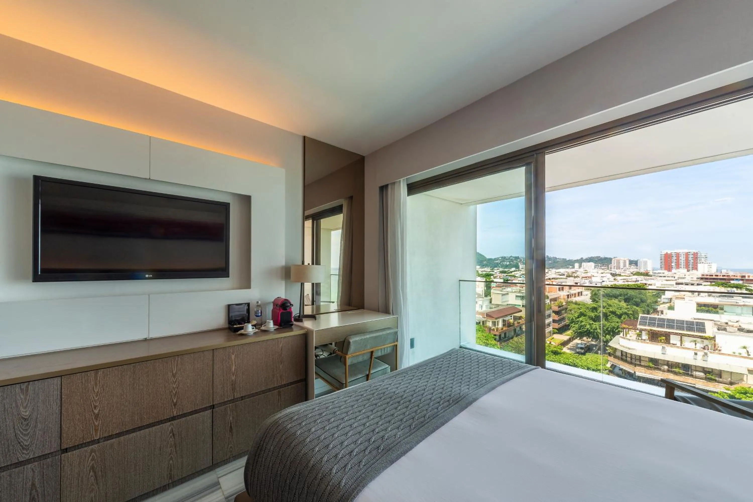 Bedroom, Bed in Lifestyle Laghetto Collection