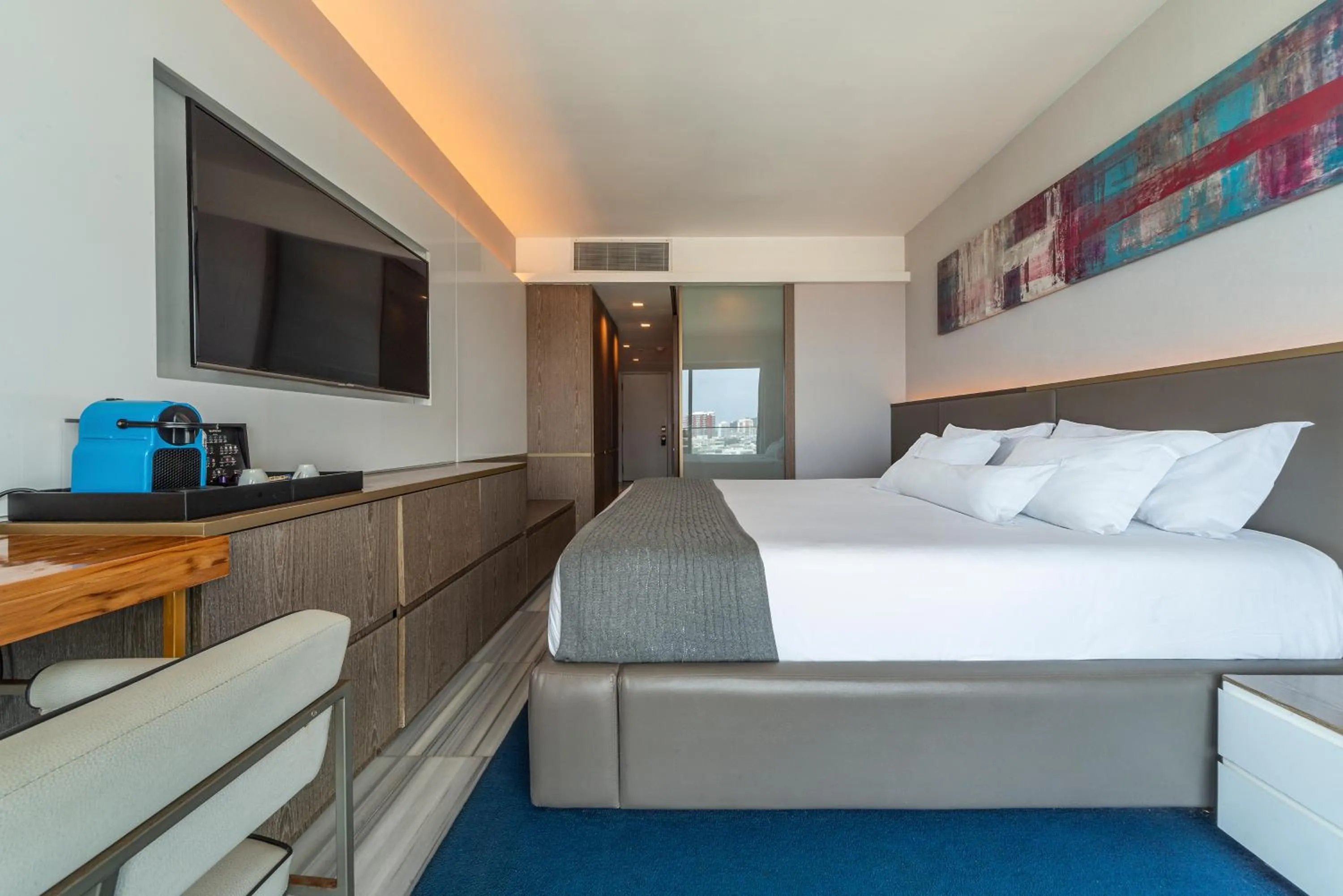 Bedroom, Bed in Lifestyle Laghetto Collection