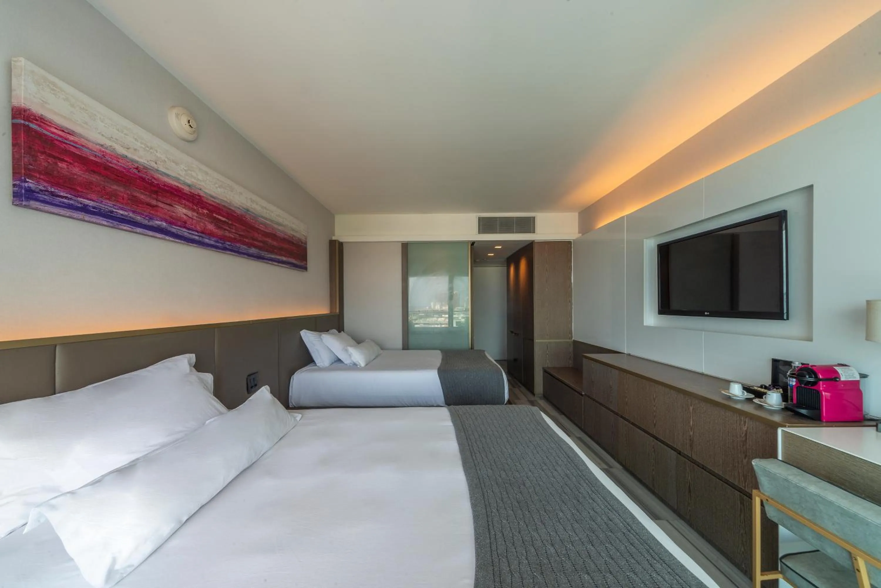 Bedroom, Bed in Lifestyle Laghetto Collection