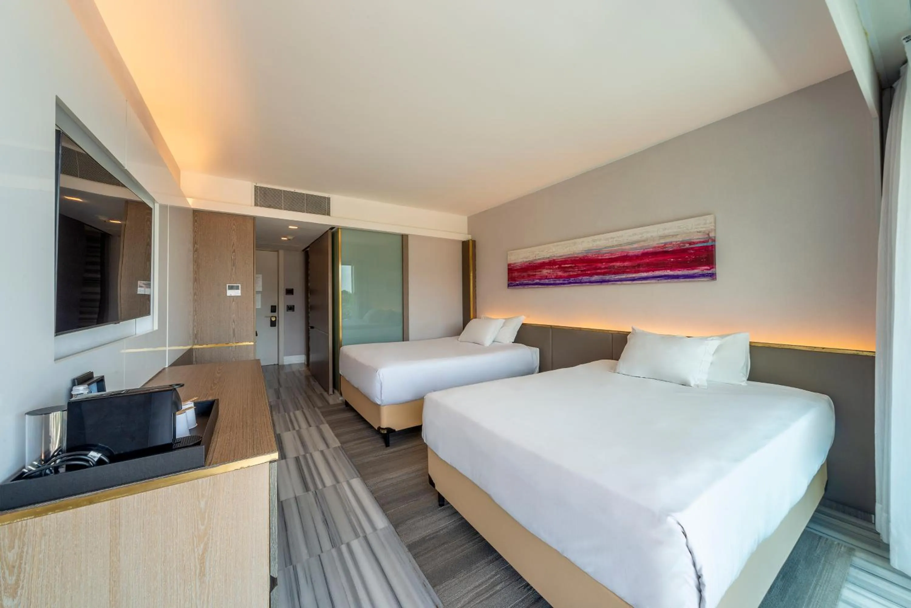 Bedroom, Bed in Lifestyle Laghetto Collection