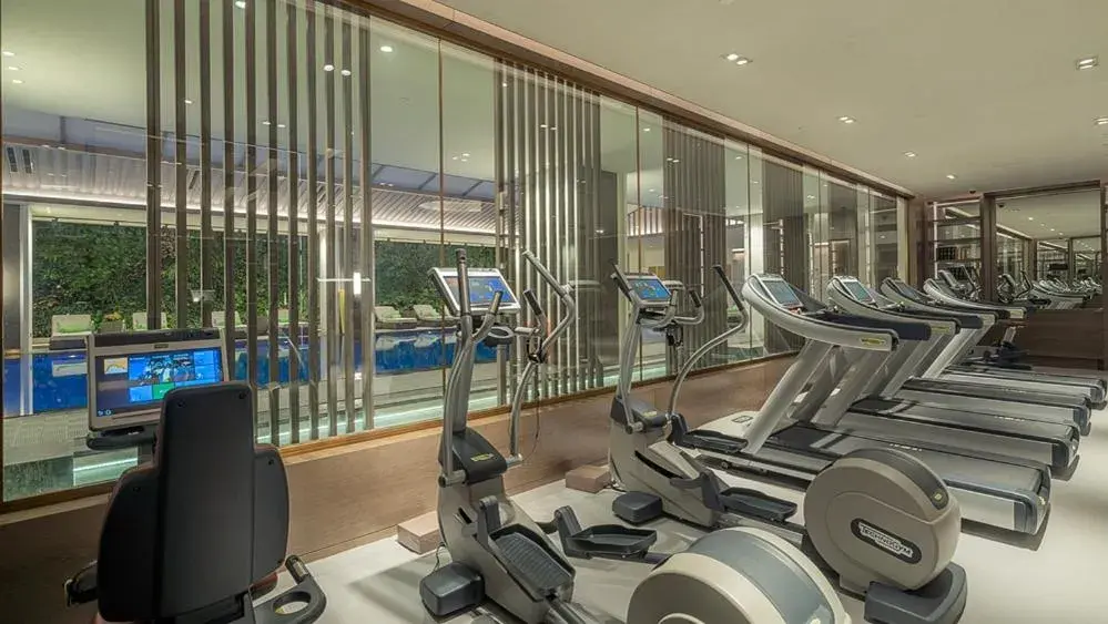 Fitness centre/facilities in JiuTai Hotel Hangzhou Fitness centre/facilities in JiuTai Hotel Hangzhou