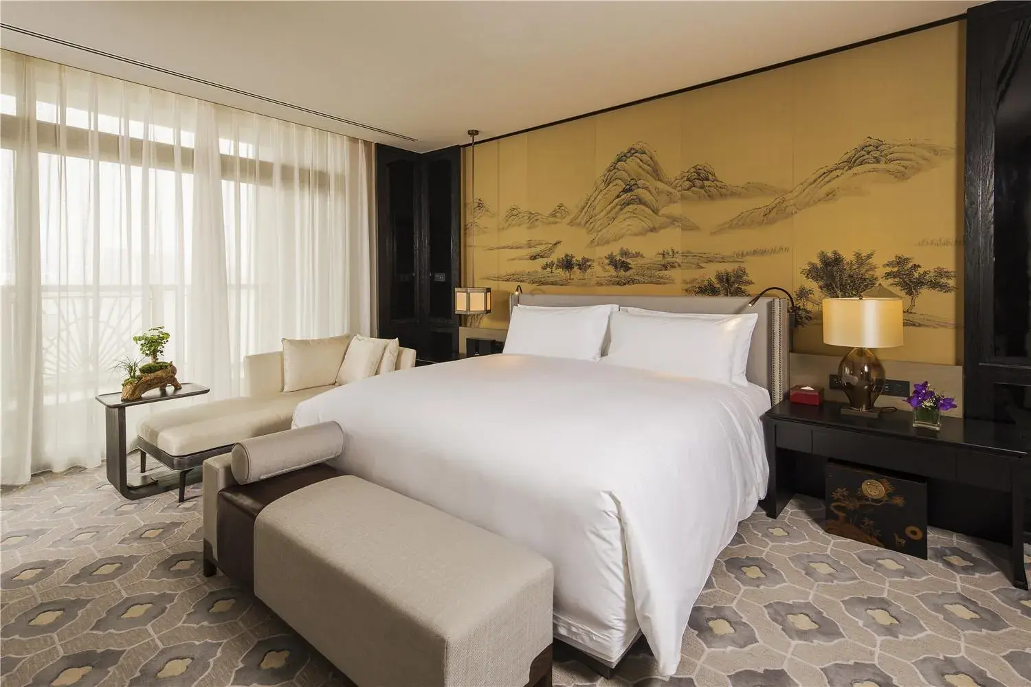 Bed in JiuTai Hotel Hangzhou Bed in JiuTai Hotel Hangzhou