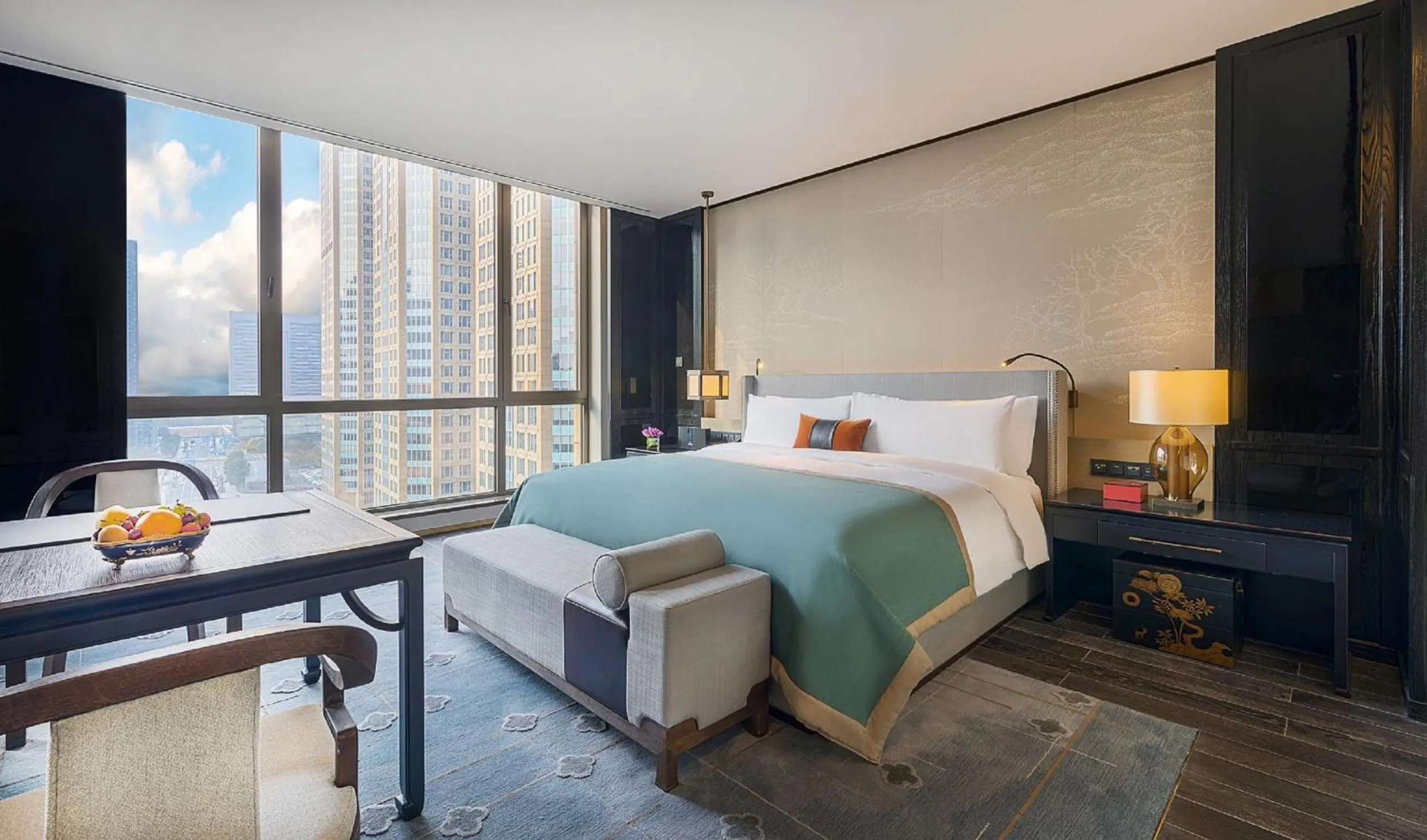 Bedroom, Bed in JiuTai Hotel Hangzhou