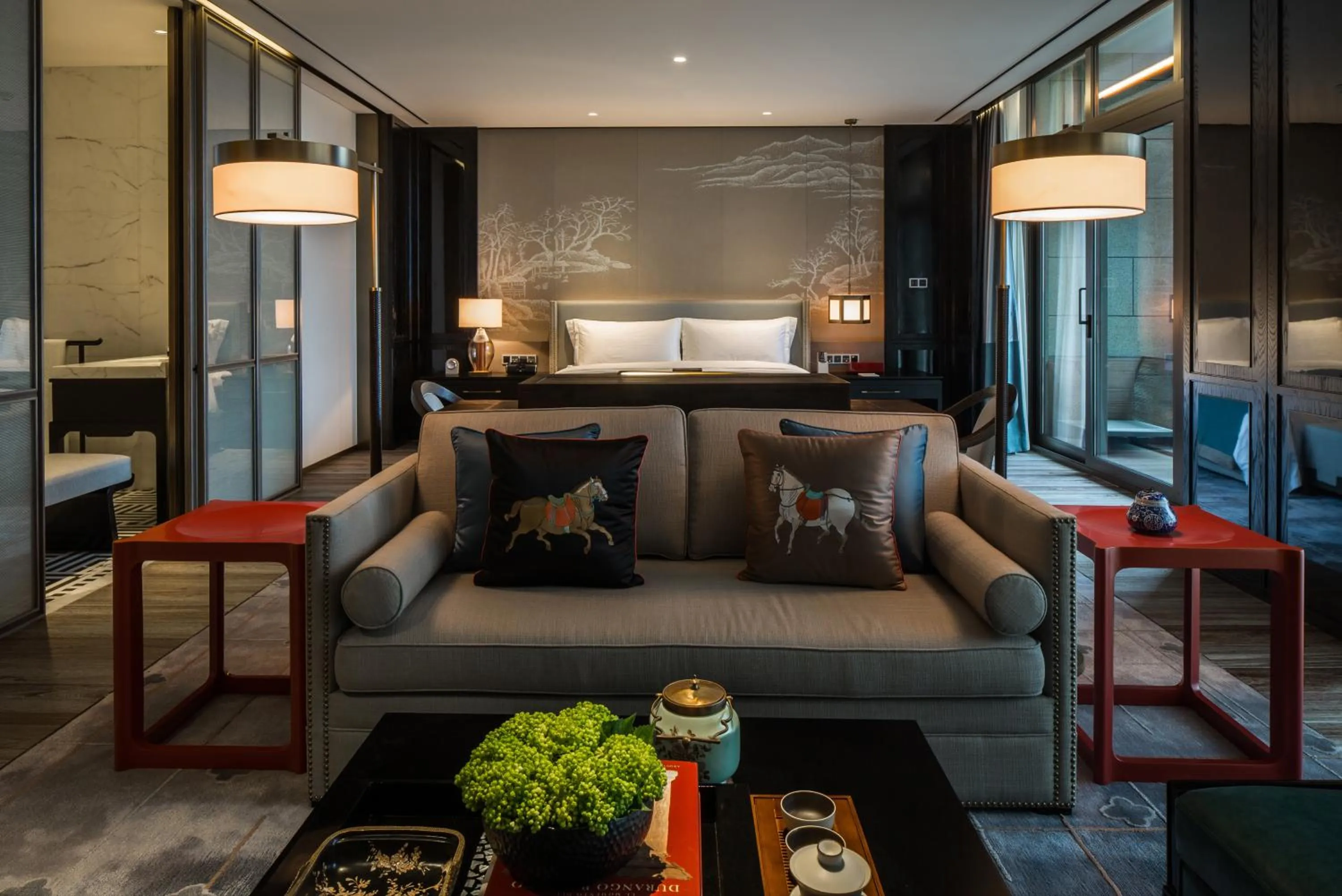 Photo of the whole room in JiuTai Hotel Hangzhou