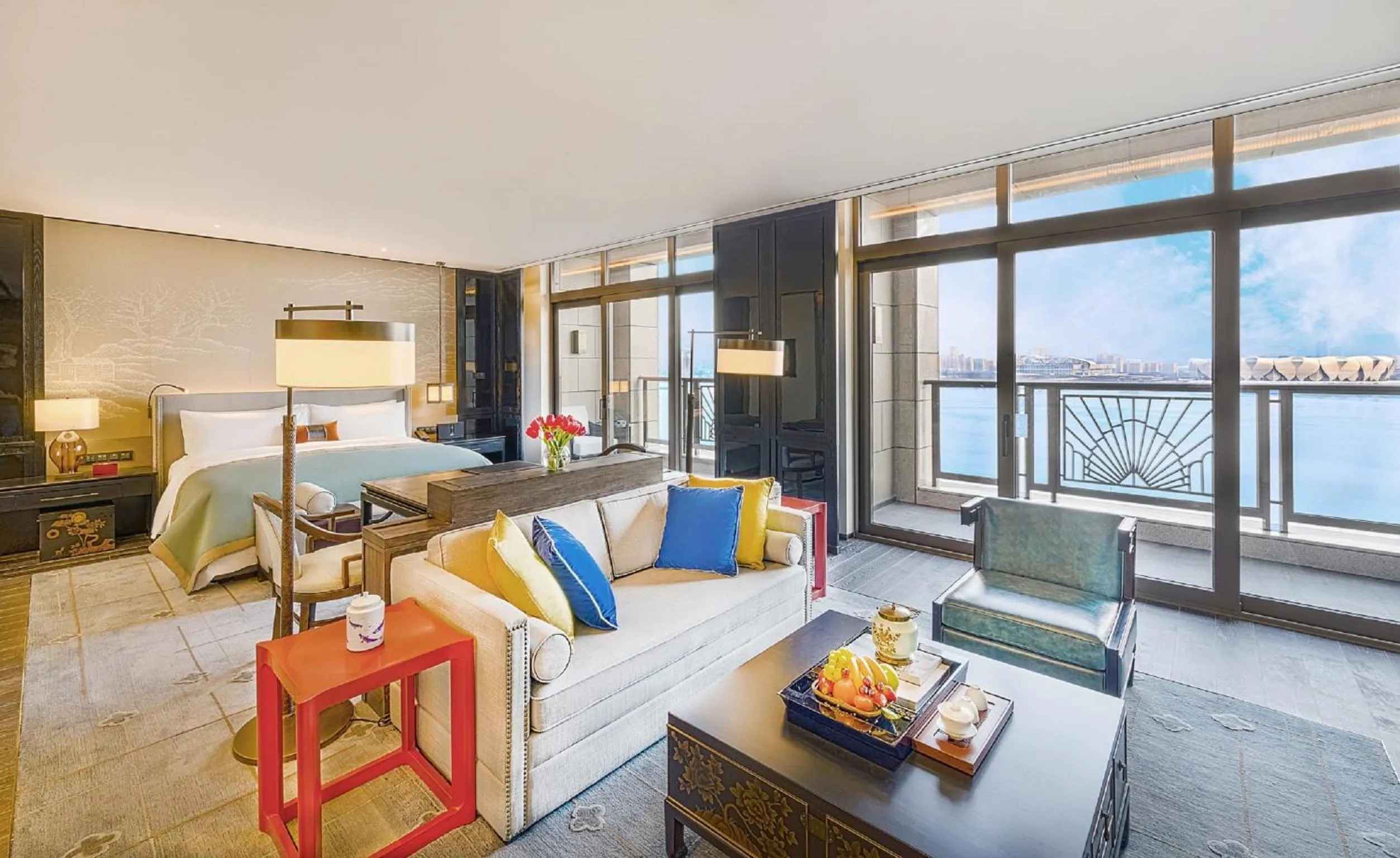 River view in JiuTai Hotel Hangzhou