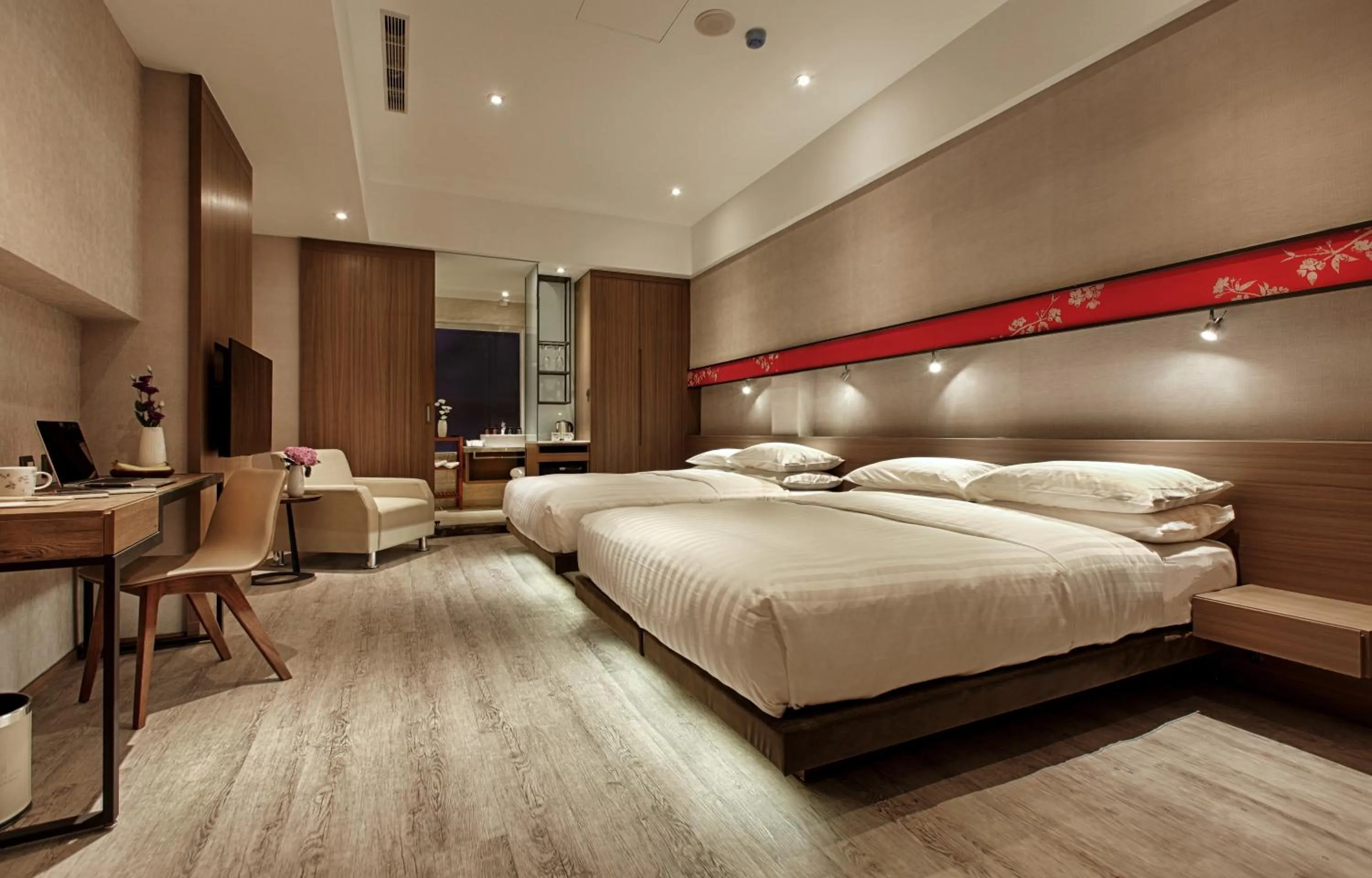 Bed in City Place Hotel