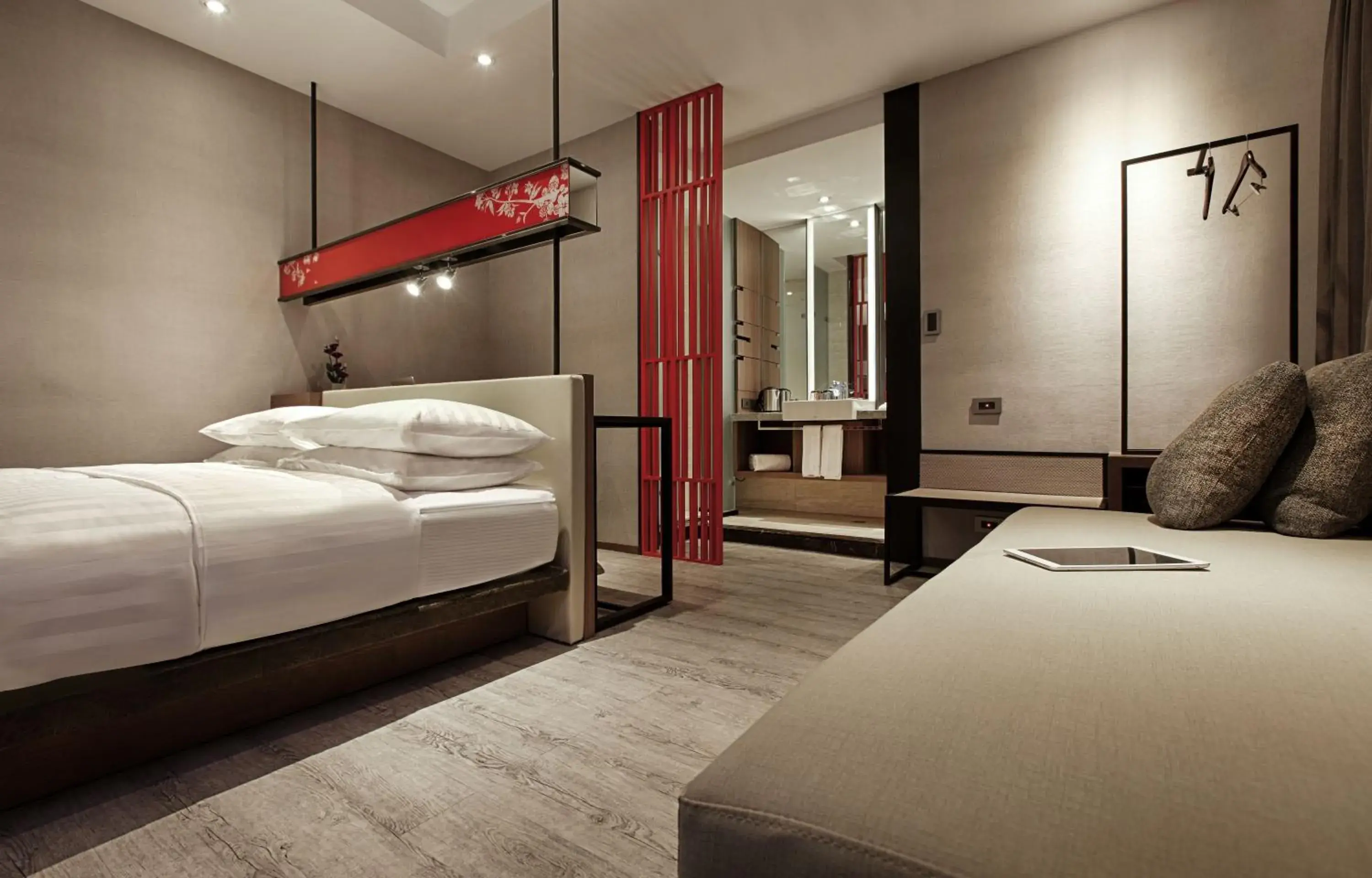 Decorative detail, Bed in City Place Hotel Decorative detail, Bed in City Place Hotel