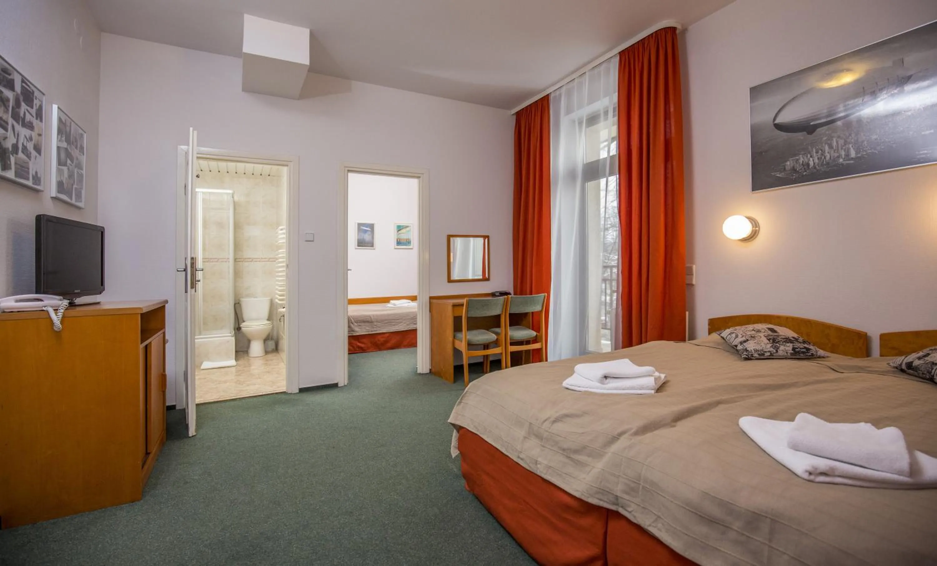 Balcony/Terrace, Bed in Willa Excelsior