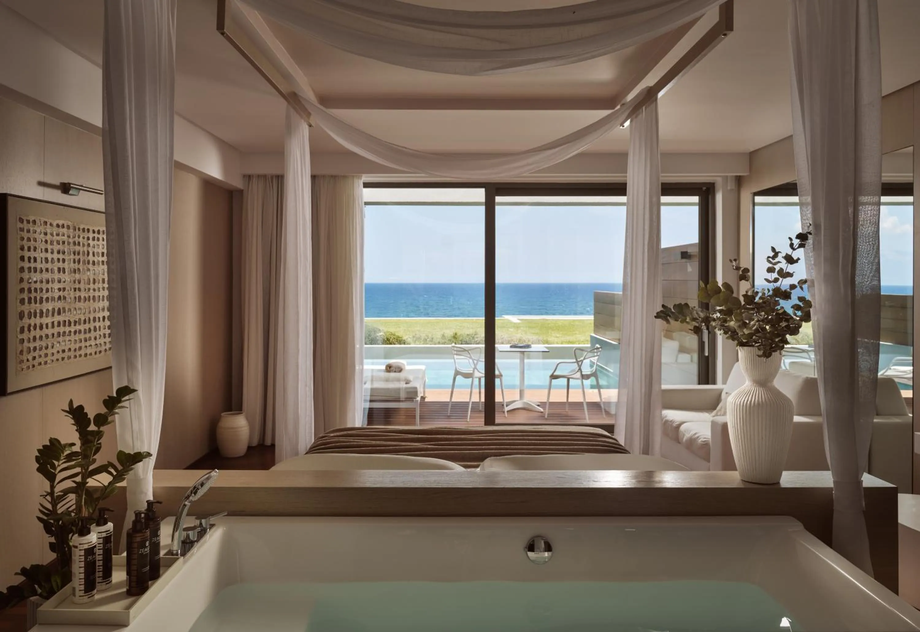 View (from property/room), Bed in Lesante Blu - The Leading Hotels of the World, Adults Only