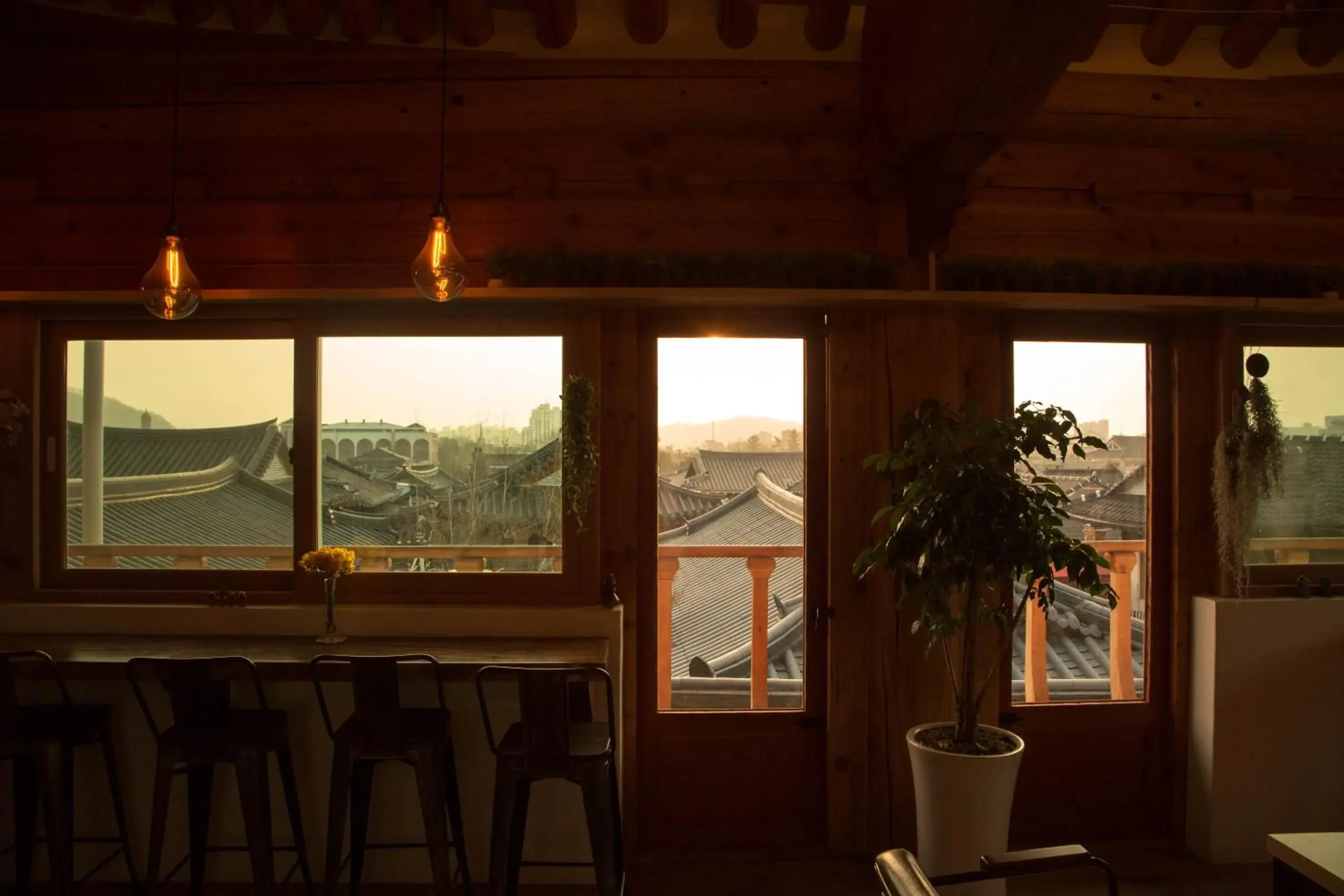 Landmark view in Laon Hanok Gguljam Landmark view in Laon Hanok Gguljam