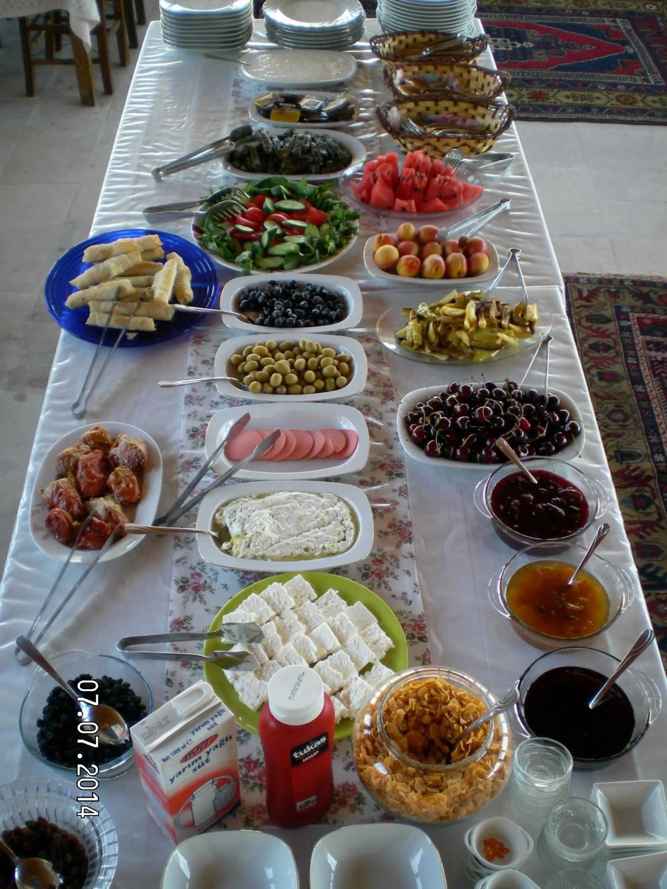 Food close-up in Nature Park Cave Hotel