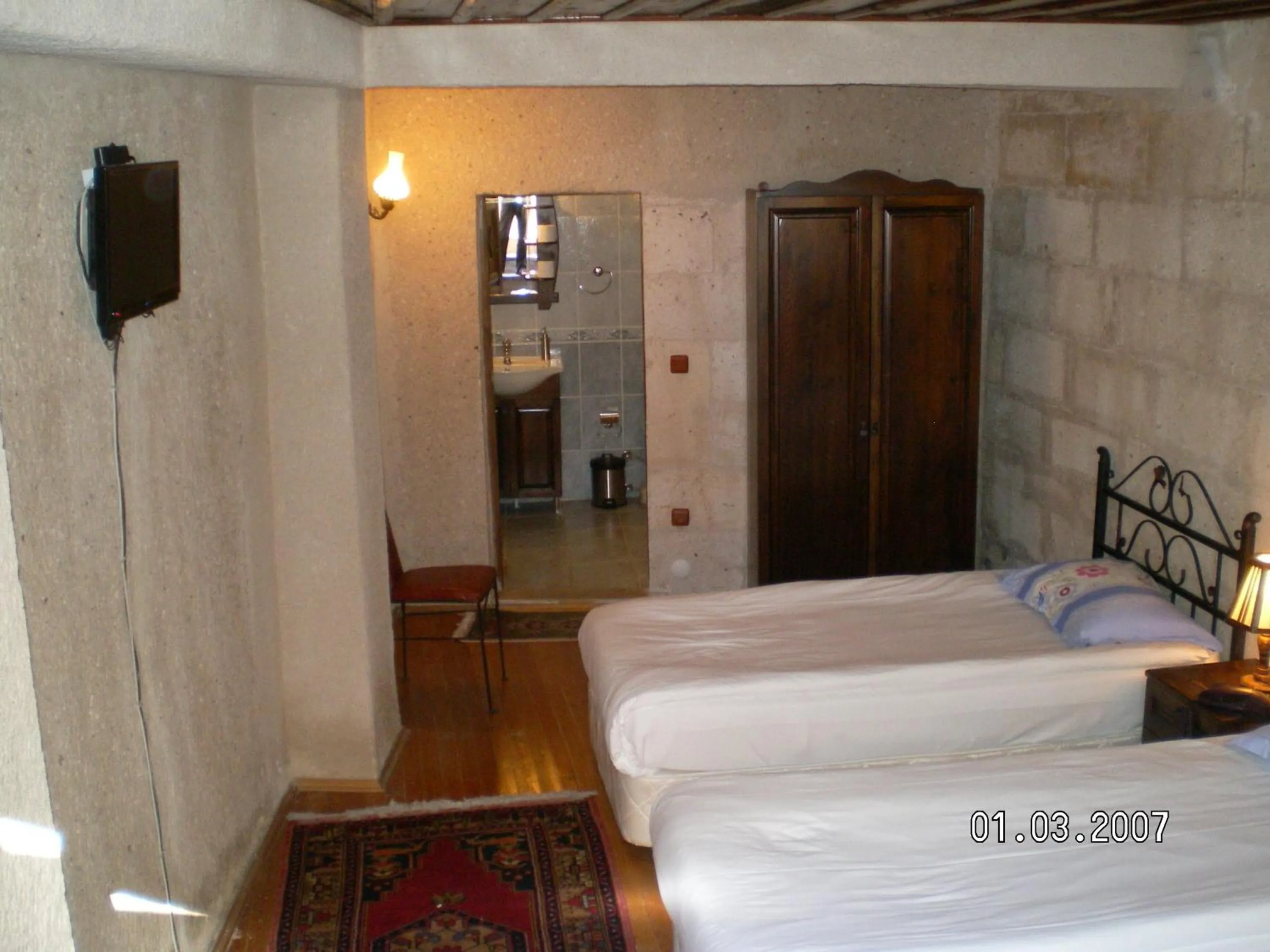 Bed in Nature Park Cave Hotel