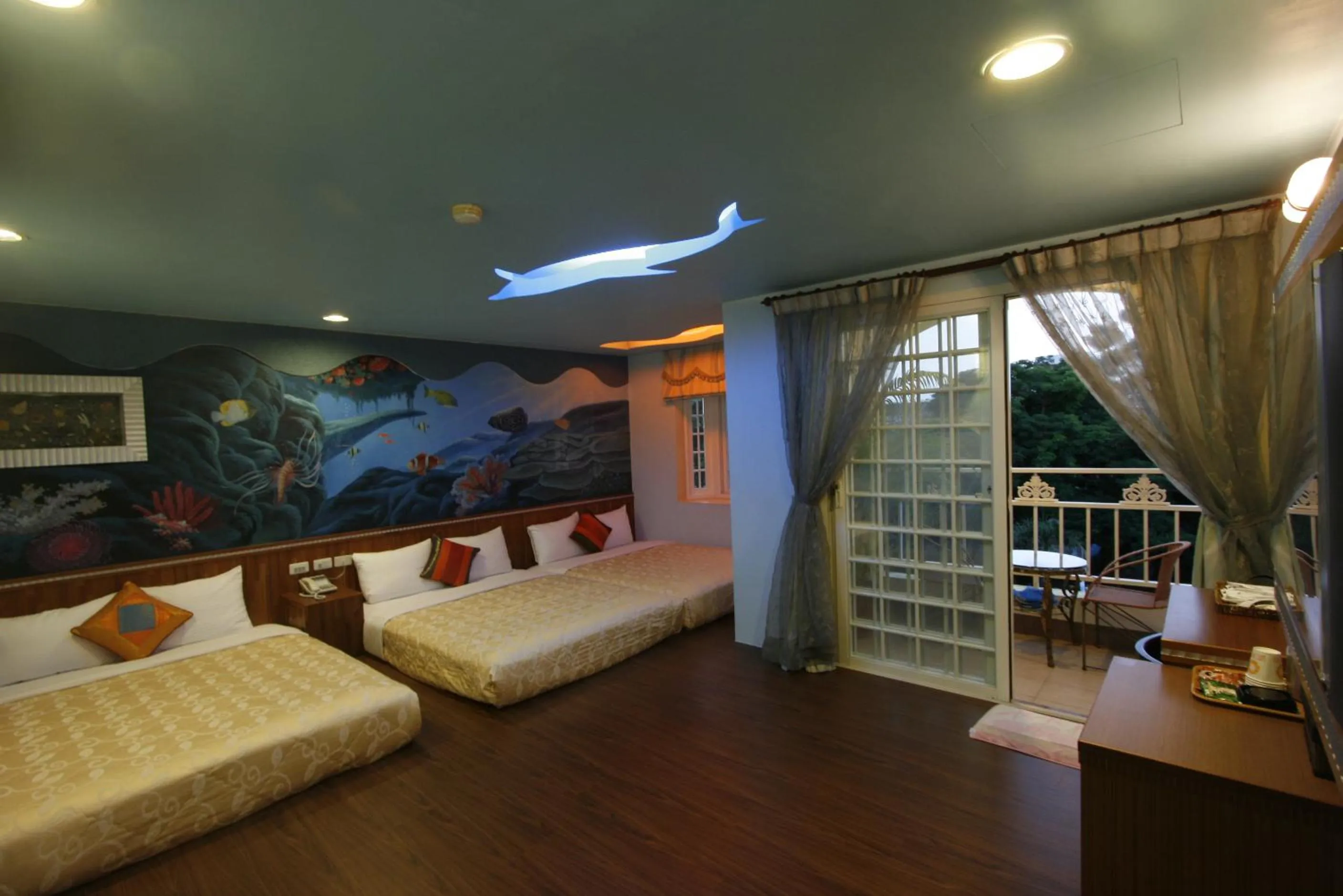 Bed in Siaowan Homestay