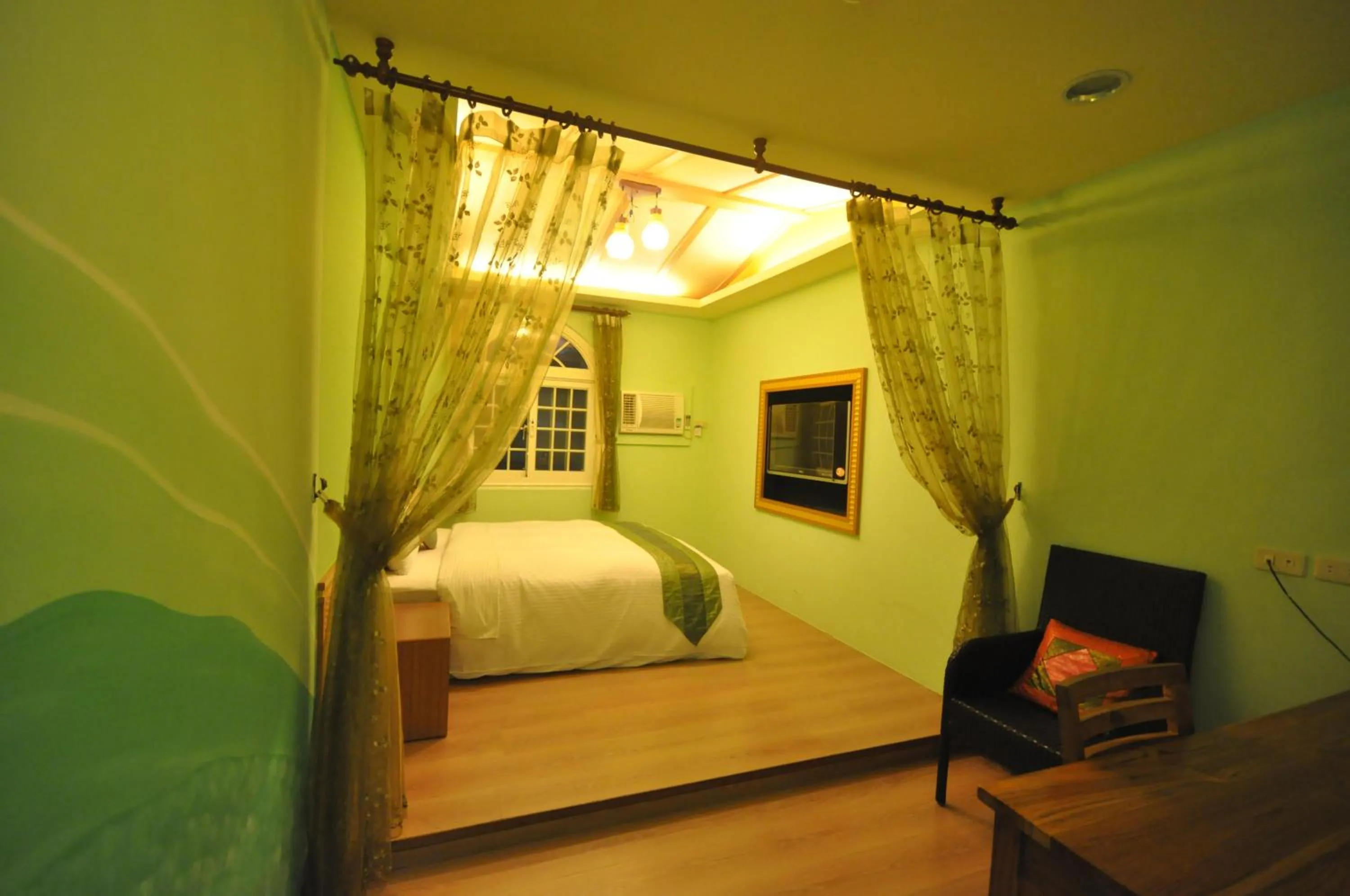 Bed in Siaowan Homestay