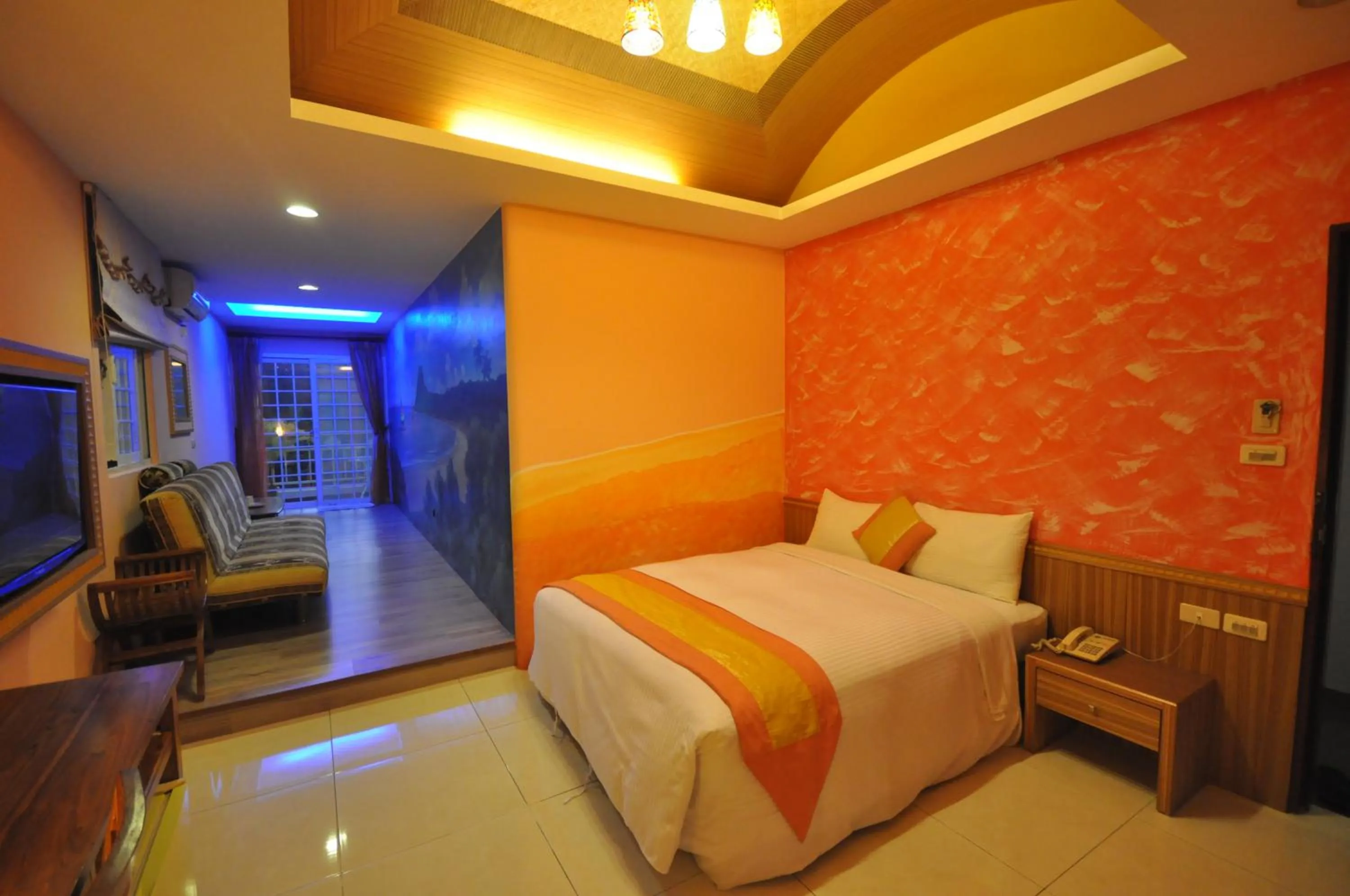 Bed in Siaowan Homestay