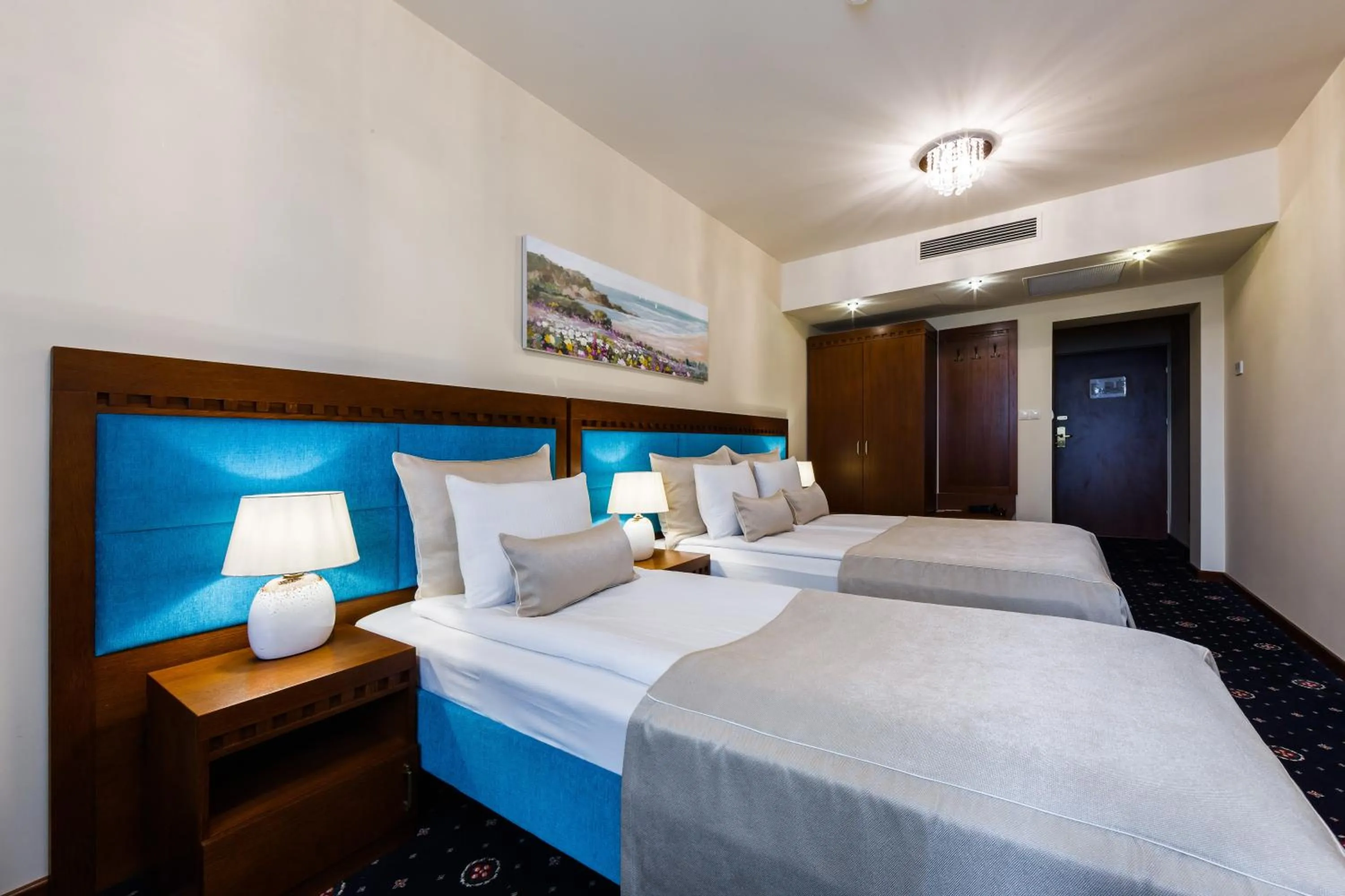 Photo of the whole room, Bed in Grein Hotel