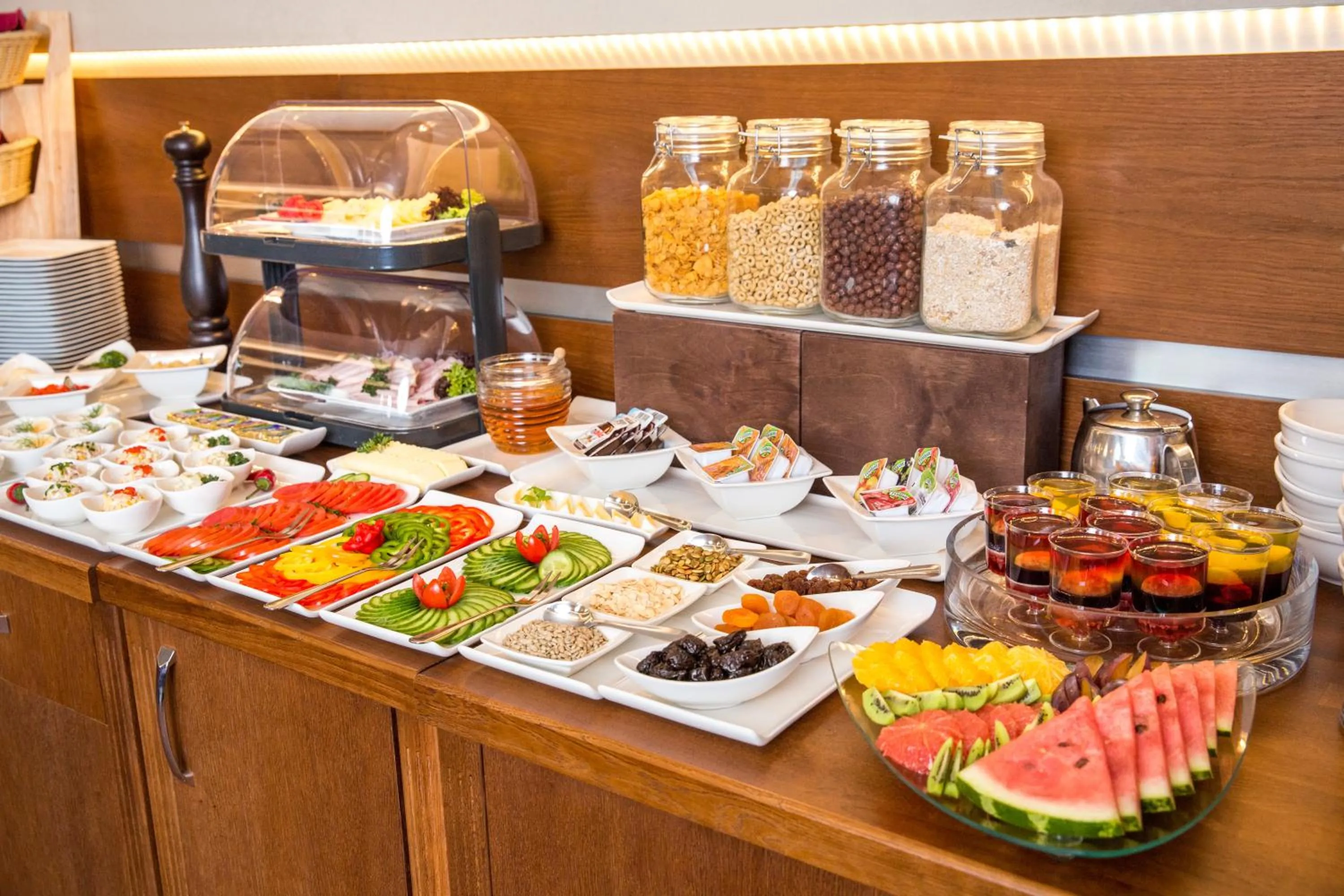Buffet breakfast in Grein Hotel