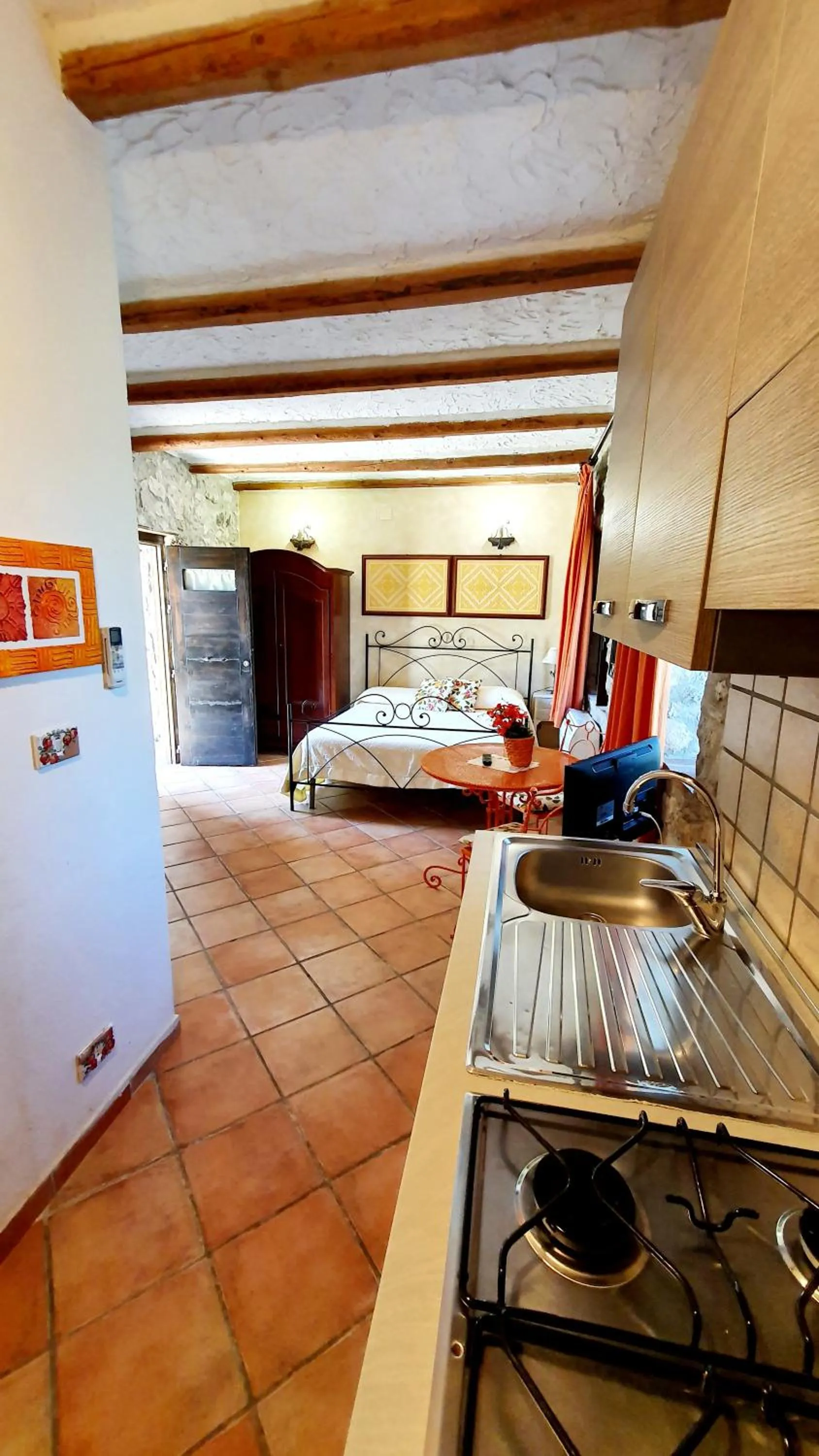 Photo of the whole room, Bed in AGRITURISMO iL PIOPPETO