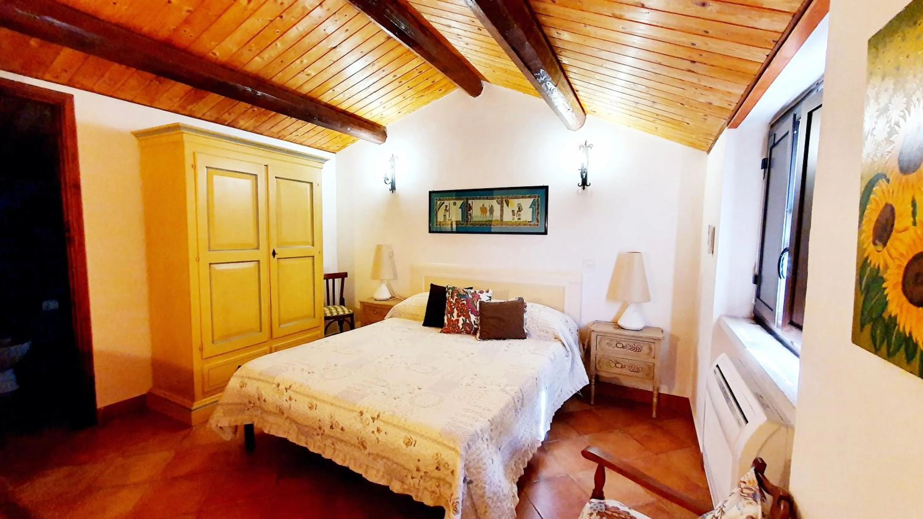 Photo of the whole room, Bed in AGRITURISMO iL PIOPPETO