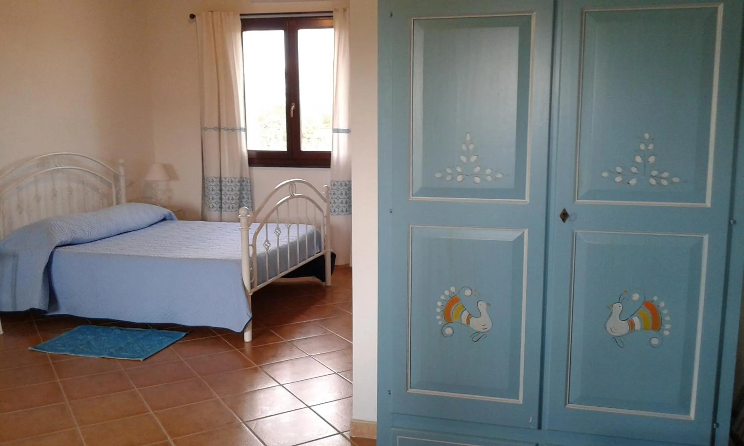 Bed in Agriturismo Is Solinas