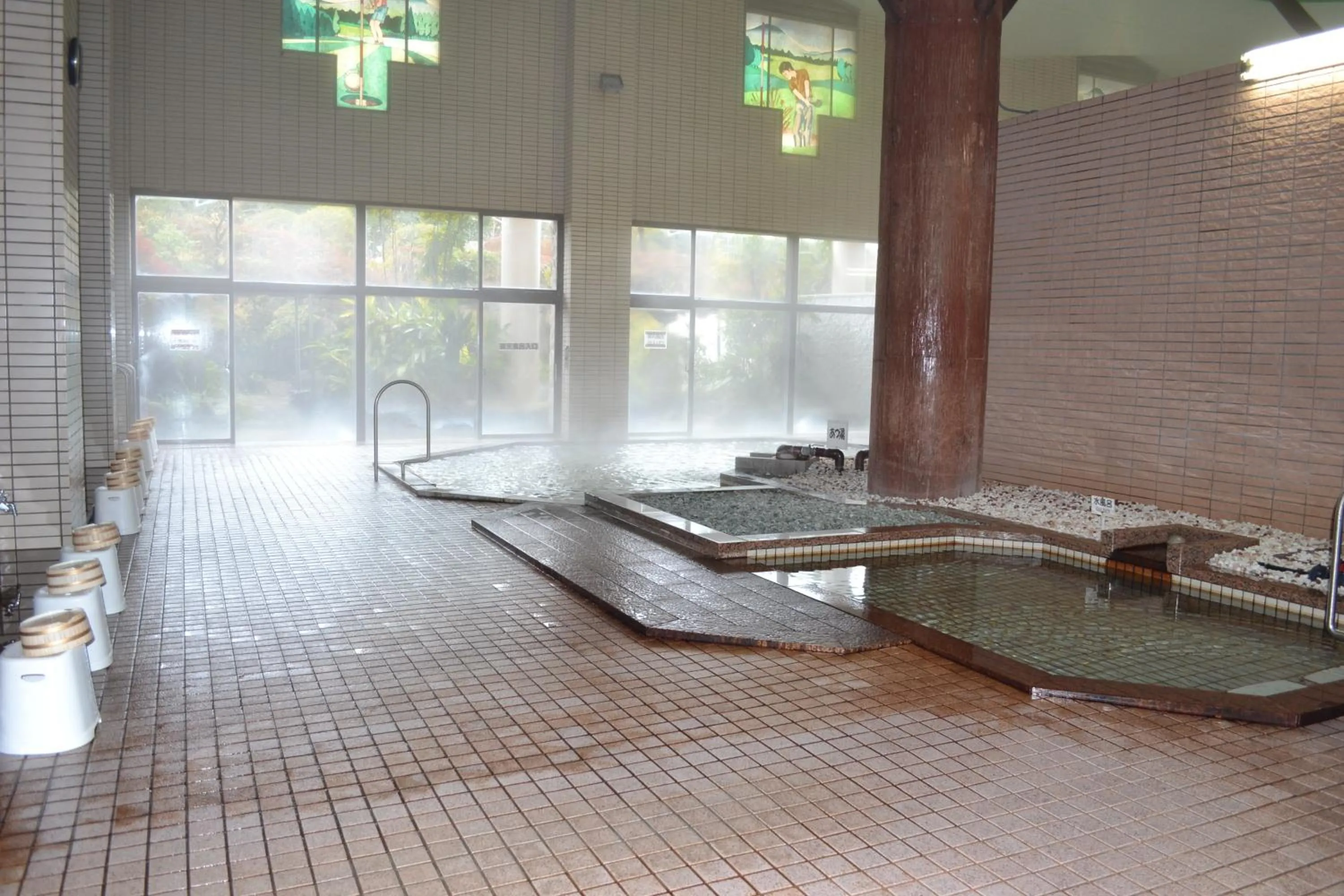 Hot Spring Bath in Hotel Green Hill Kagoshima