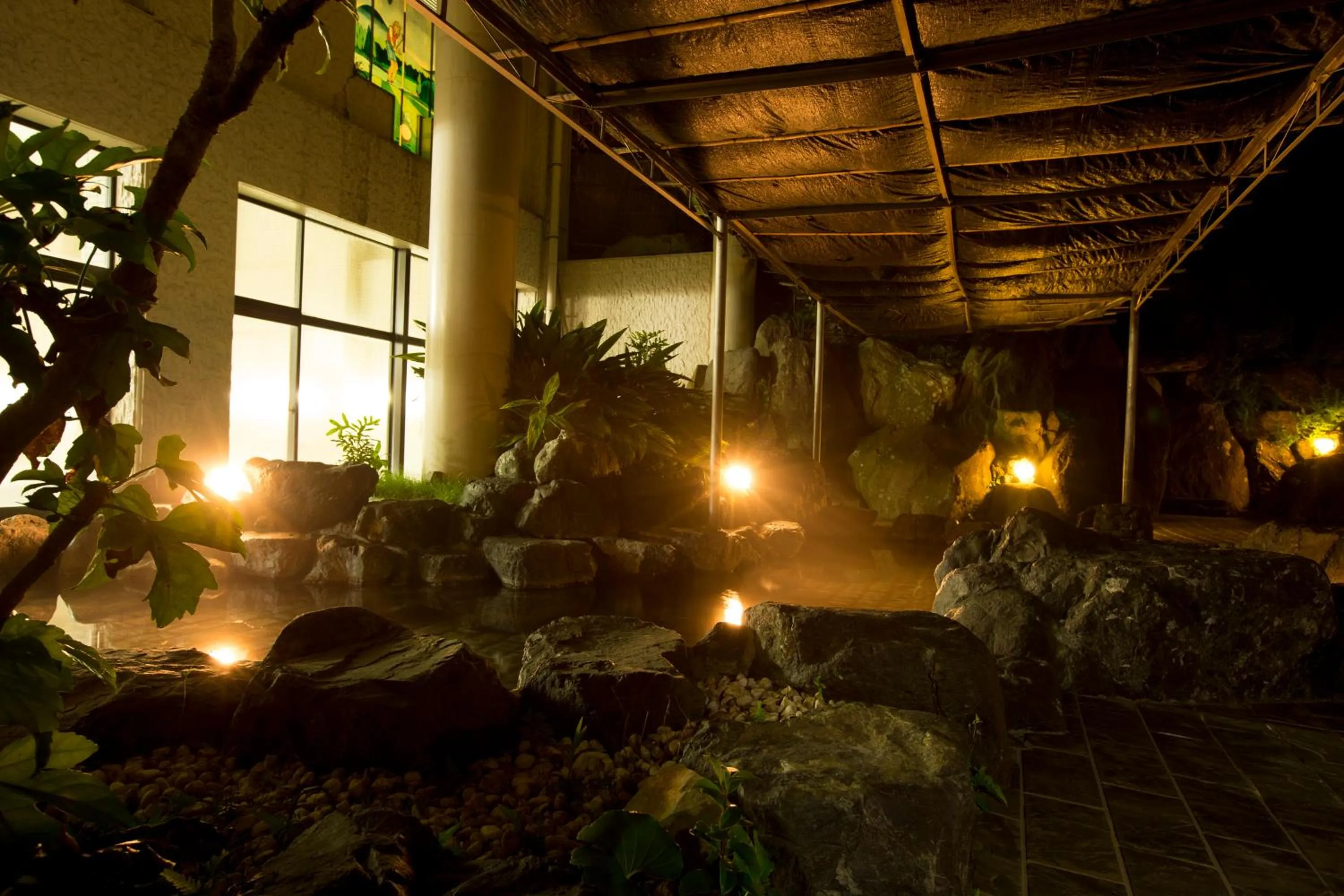 Open Air Bath in Hotel Green Hill Kagoshima