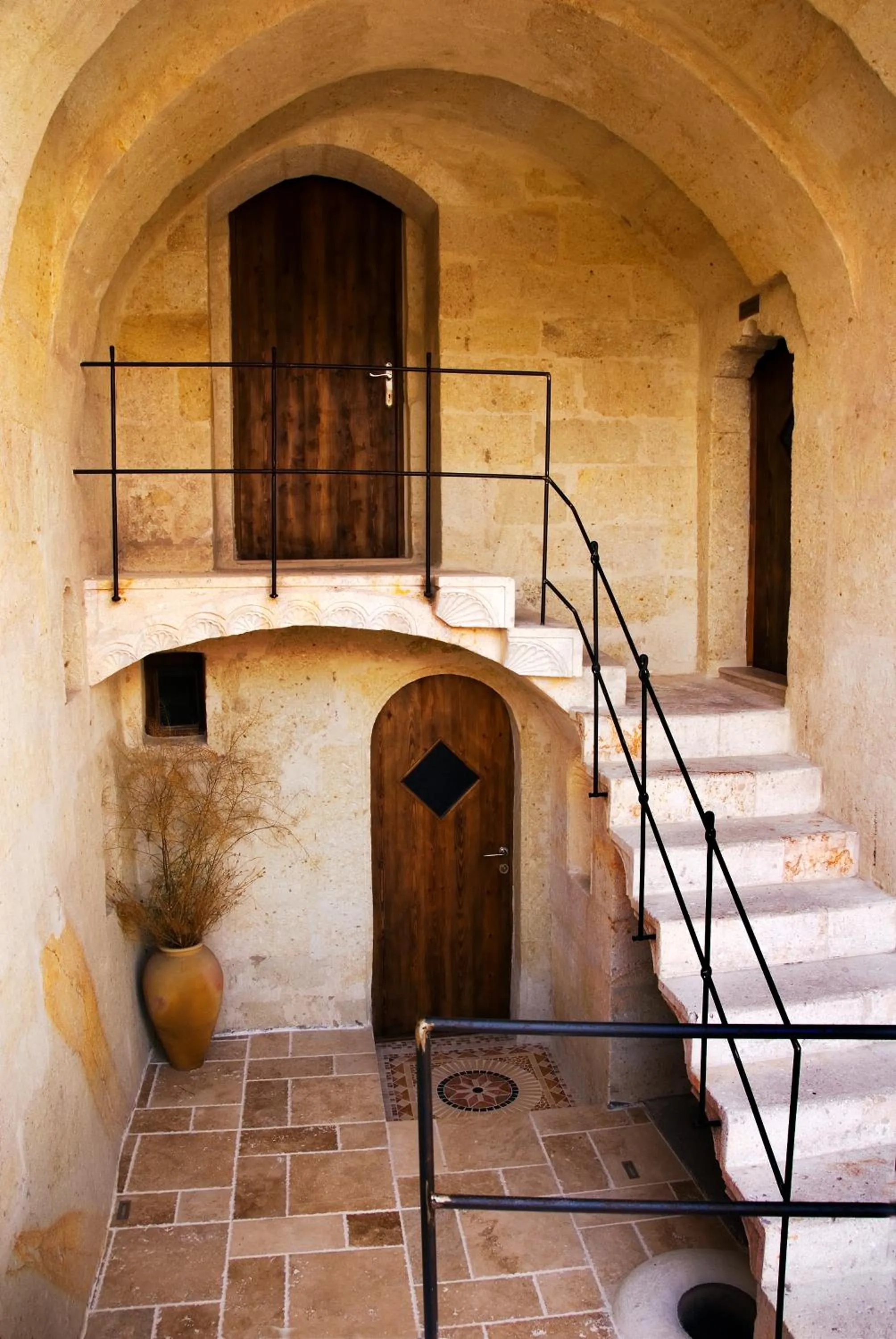 Balcony/Terrace in Cappadocia Perimasali Cave Hotel