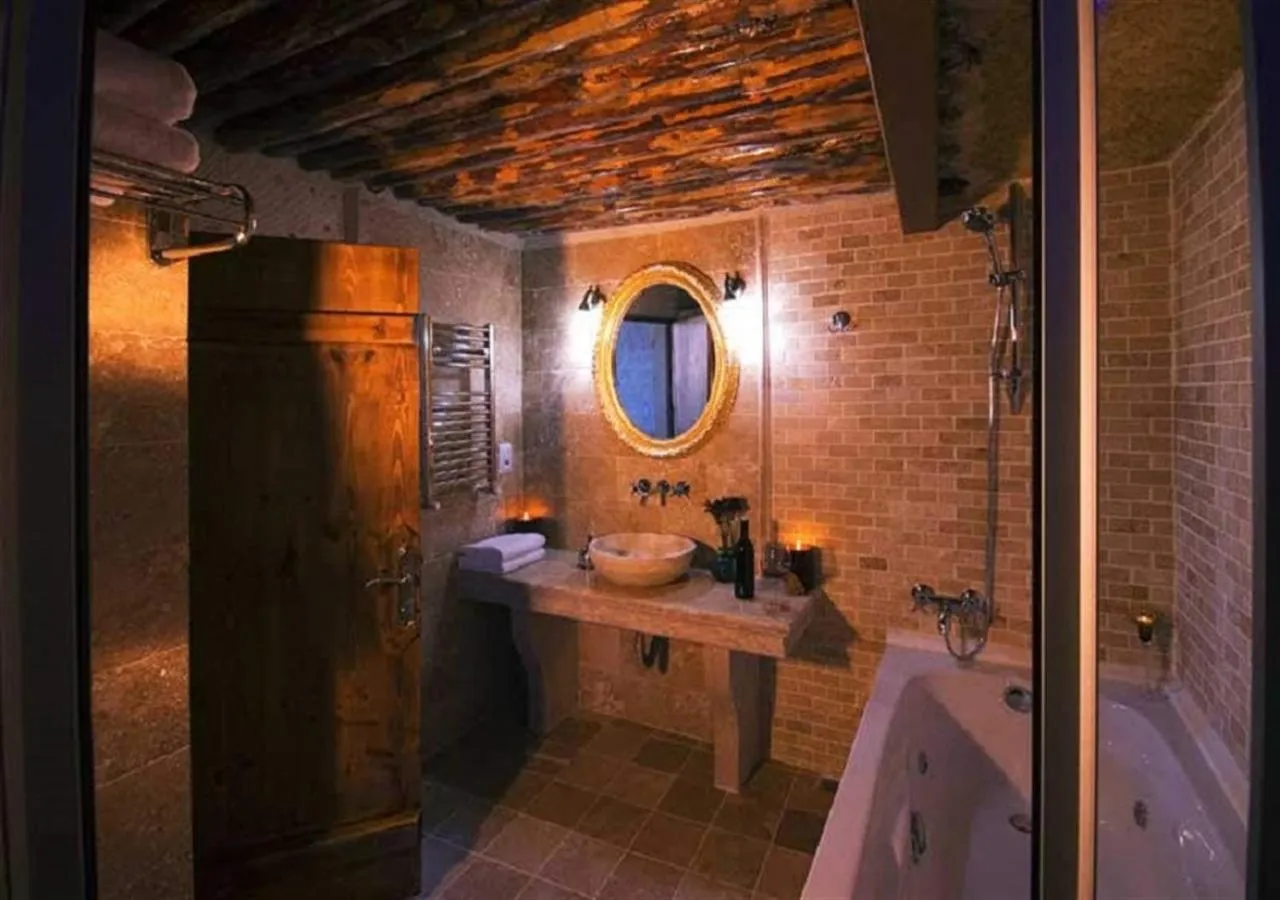 Shower in Cappadocia Perimasali Cave Hotel