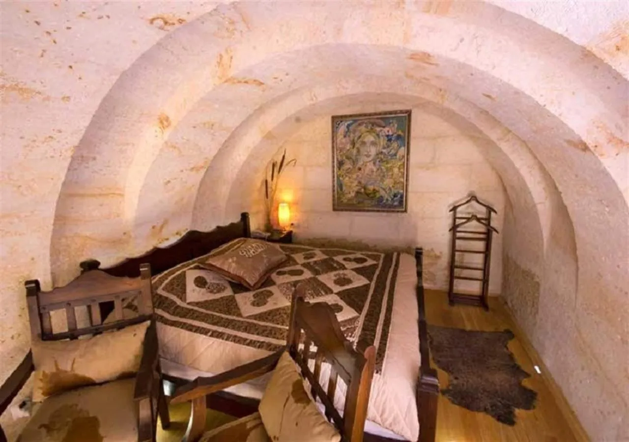 Bed in Cappadocia Perimasali Cave Hotel