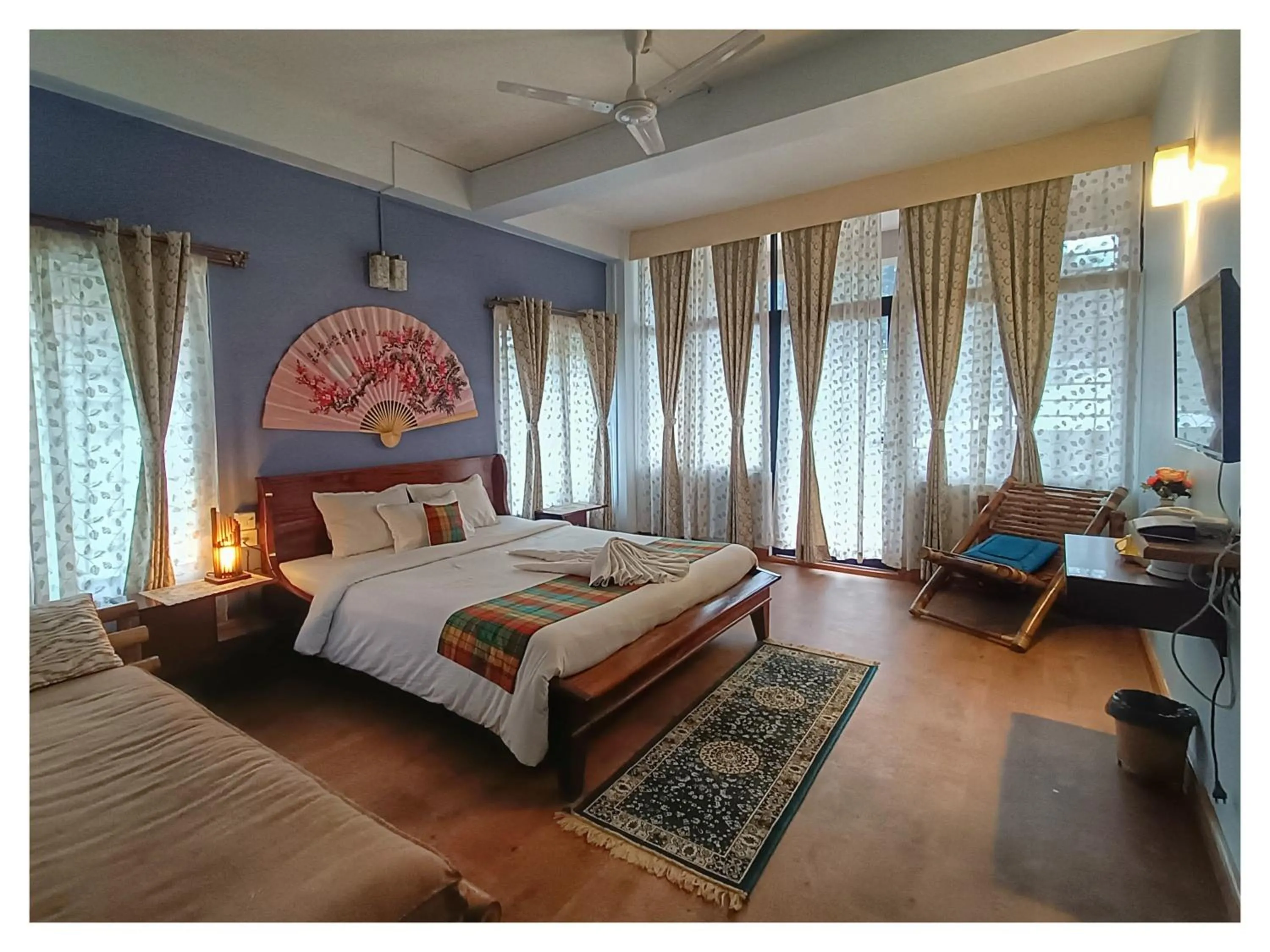Bed in Sha Ri Loum Homestay