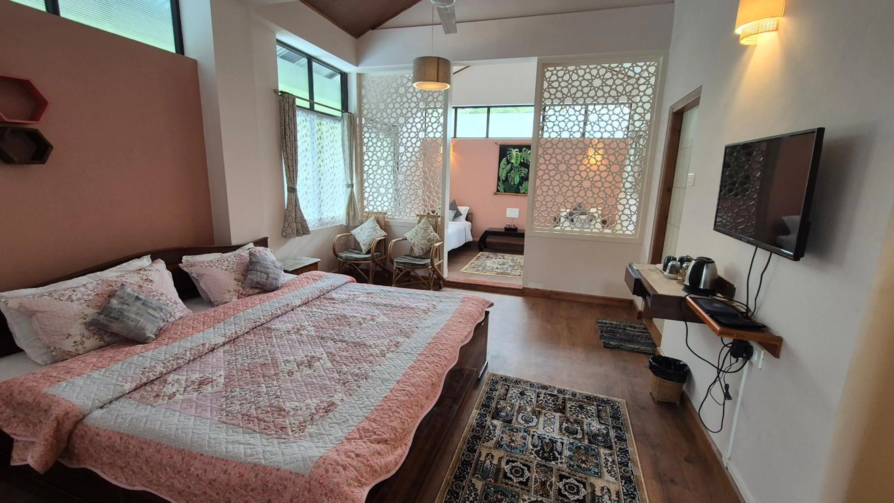 Bed in Sha Ri Loum Homestay