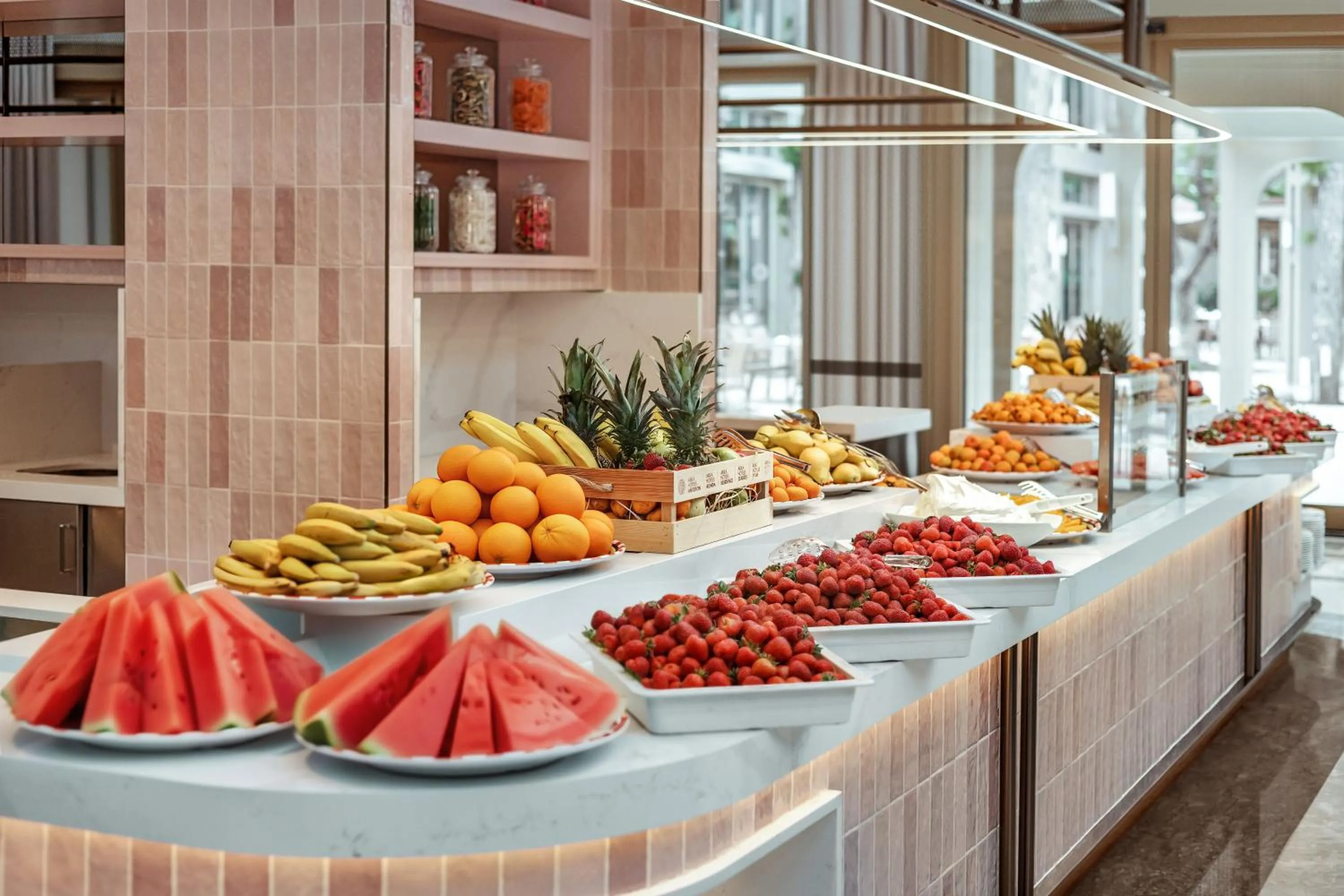 Food close-up in Akka Antedon Hotel - Premium All Inclusive