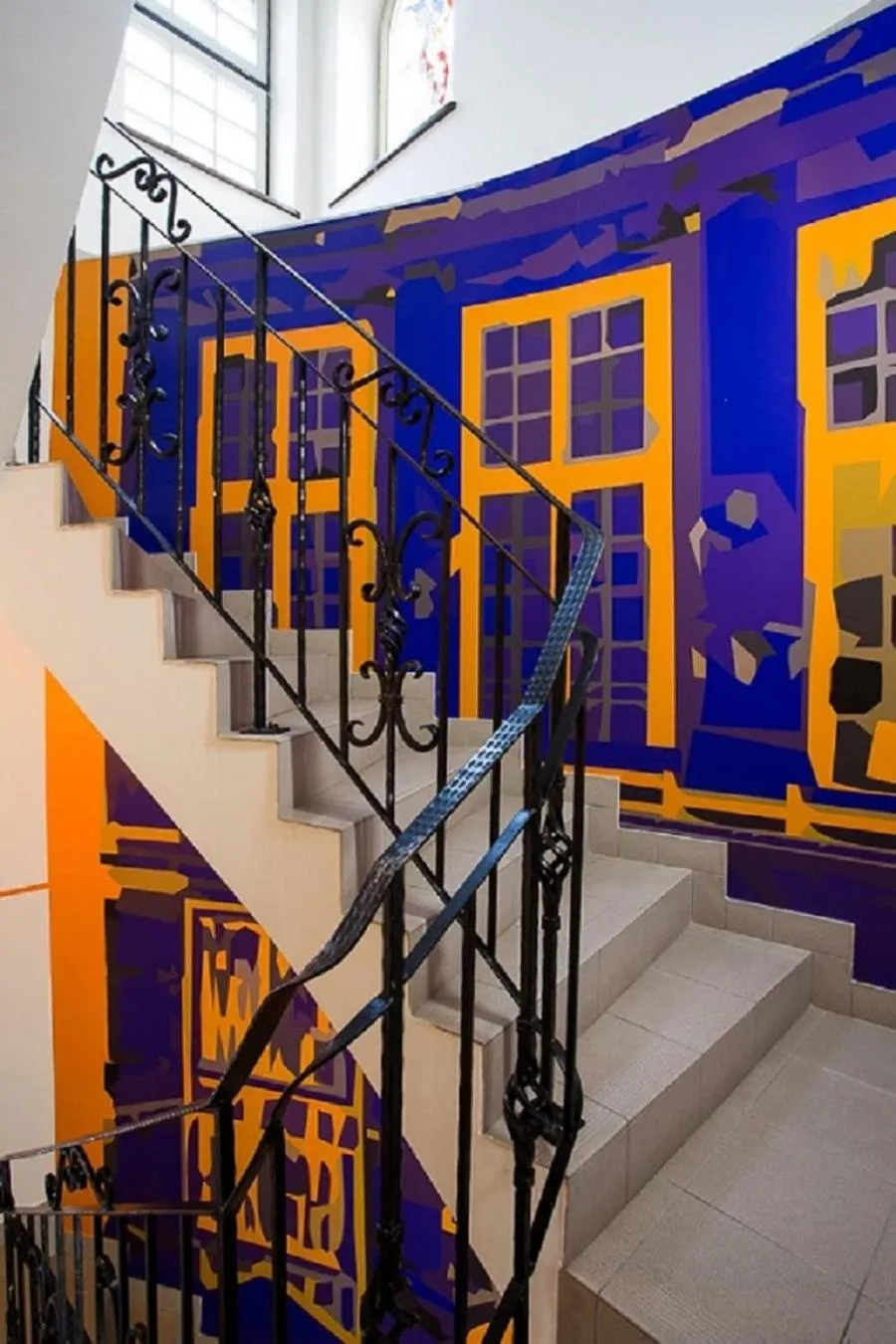 Decorative detail in Moon Hostel Gdańsk