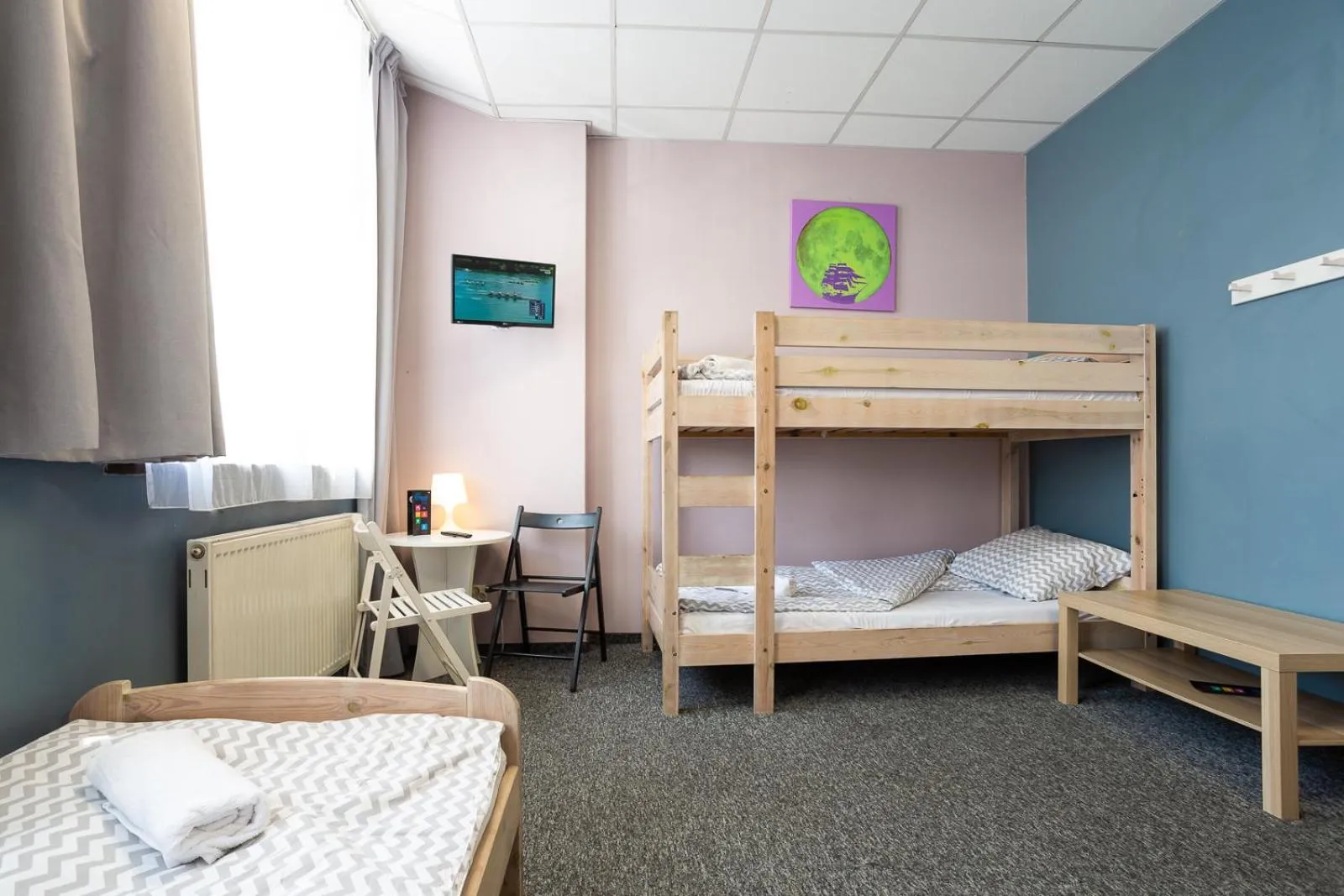 Bed in Moon Hostel Gdańsk