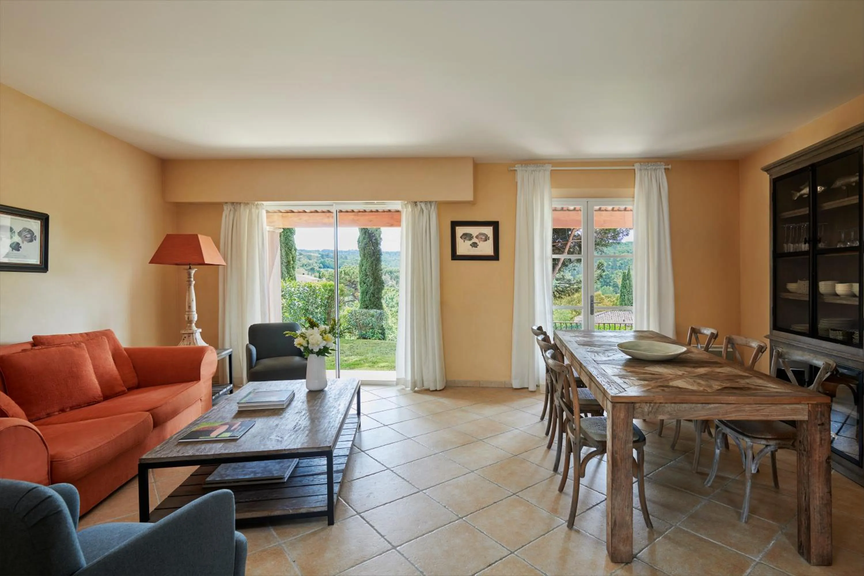 Living room in Saint-Tropez Golf Residences