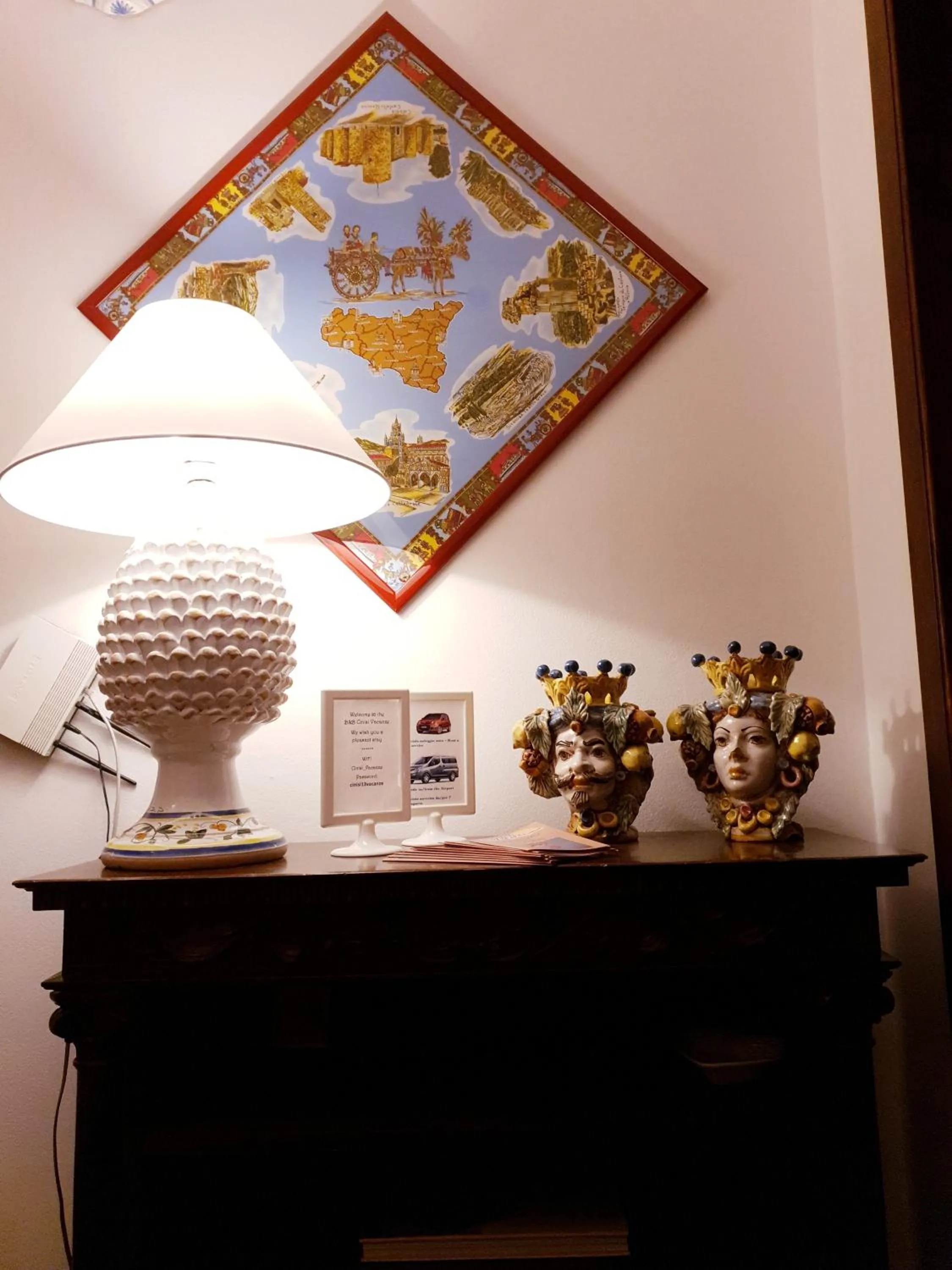 Lobby or reception in B&B Cinisi Vacanze