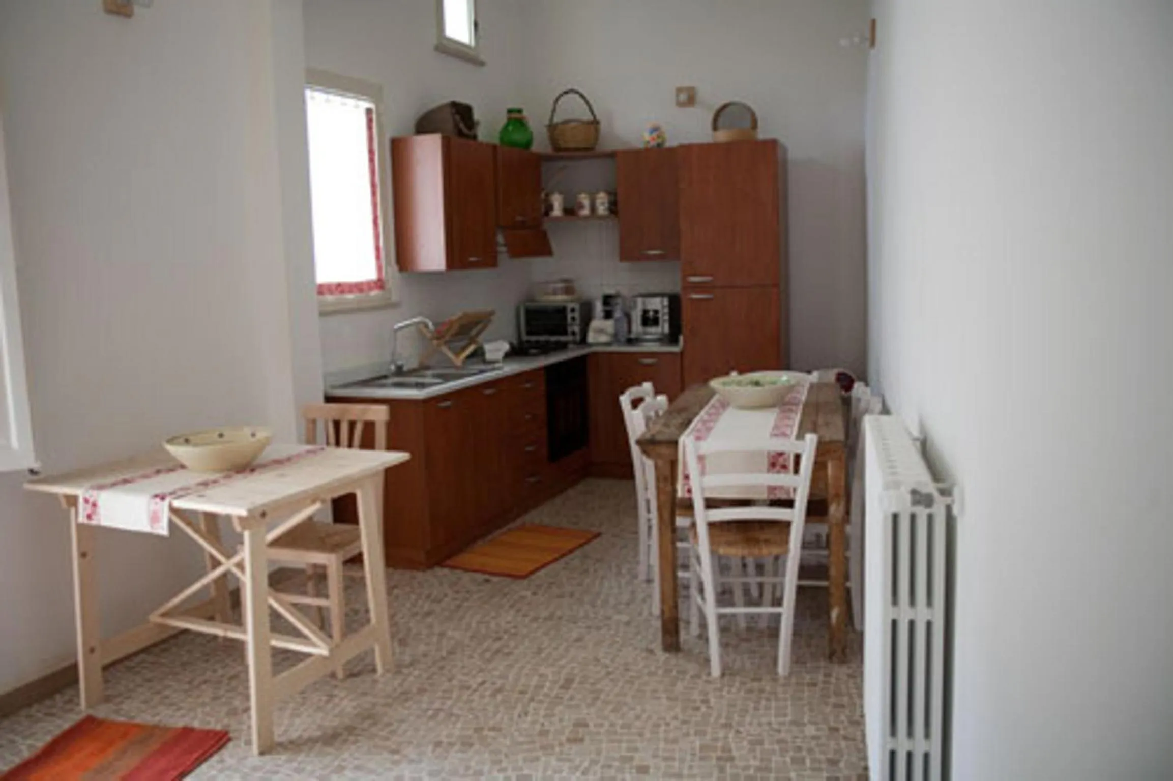 Communal kitchen in B&B Casa Probo