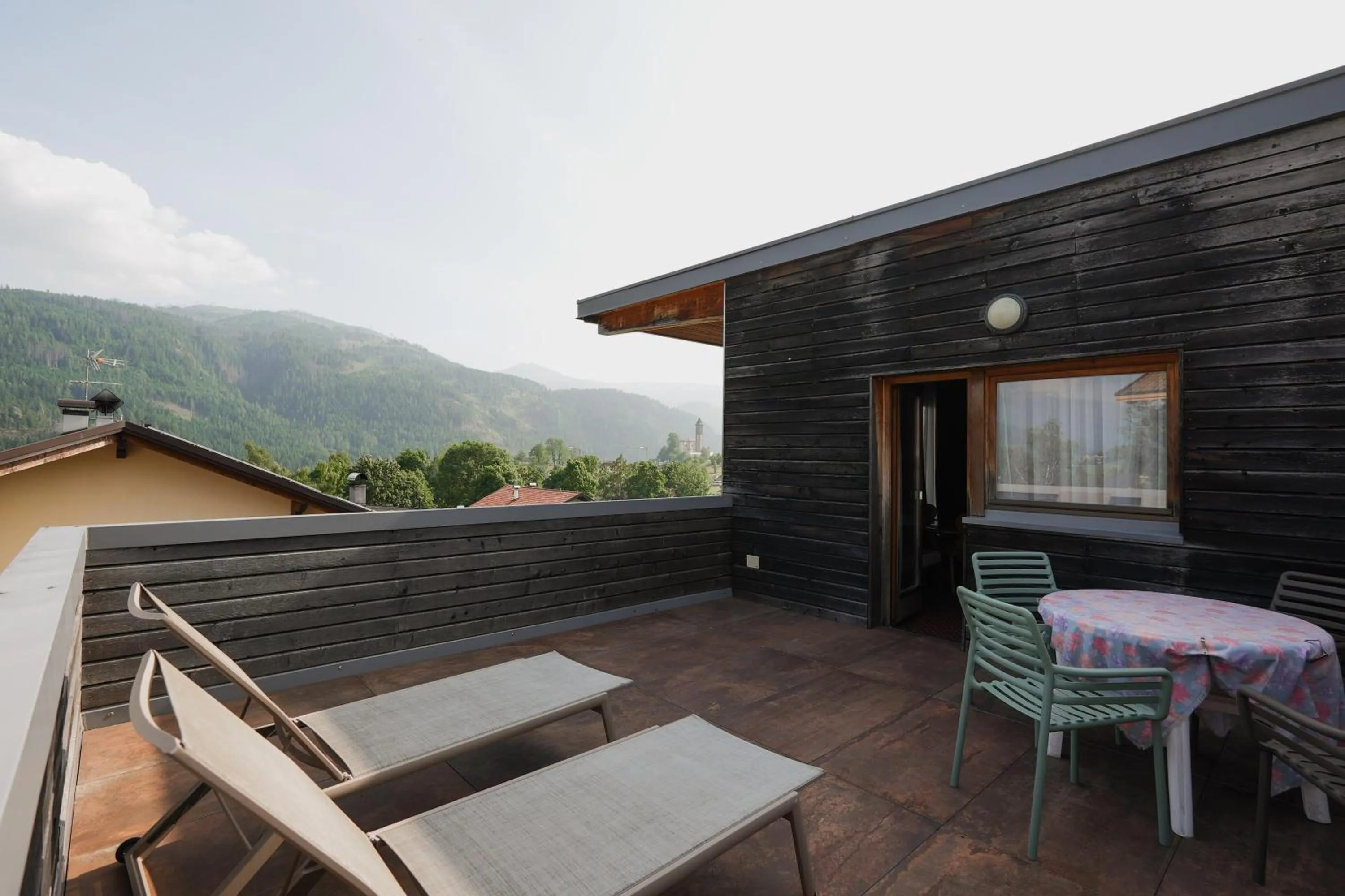 Balcony/Terrace in Olimpionico Hotel