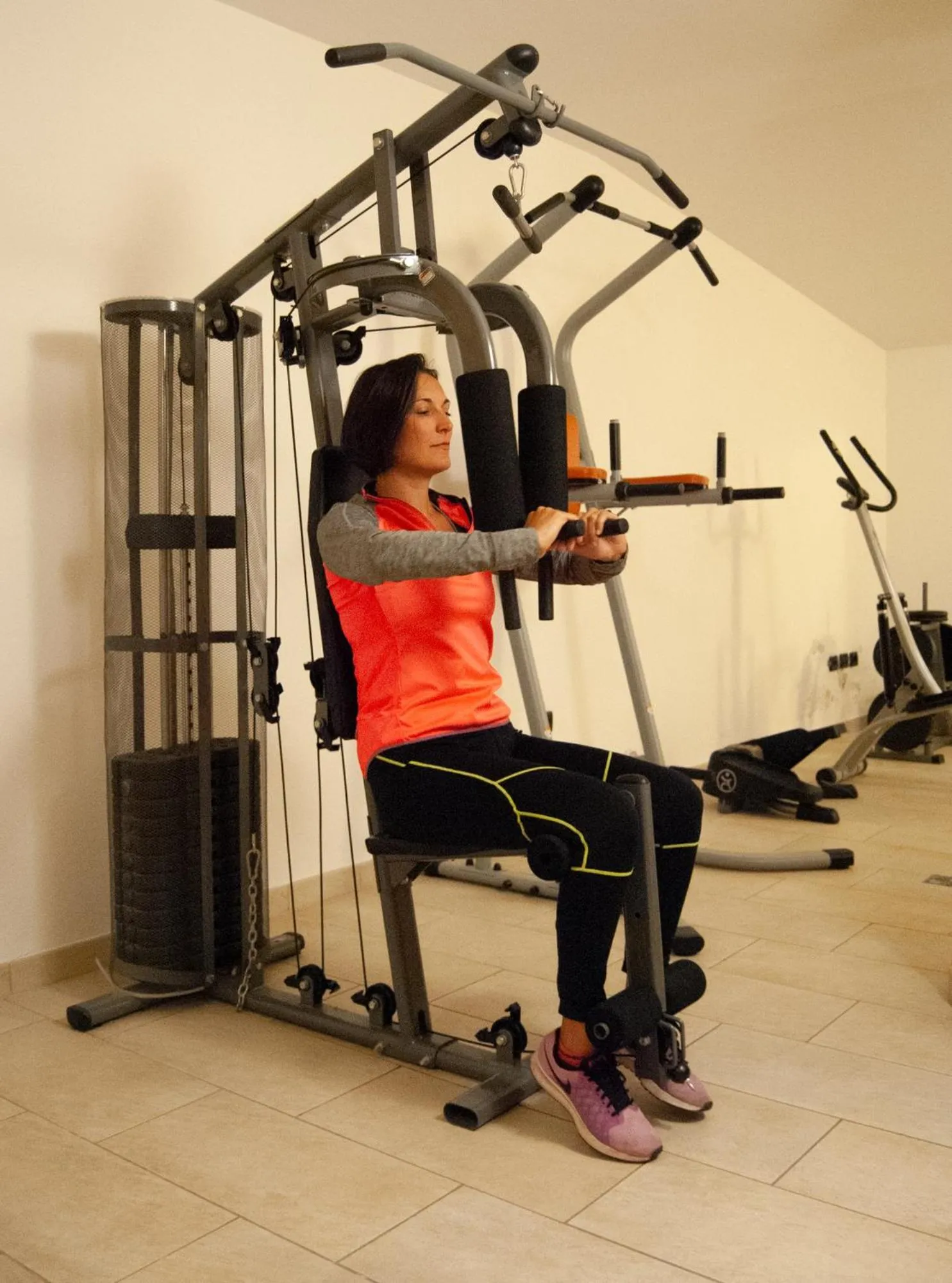 Fitness centre/facilities in Olimpionico Hotel