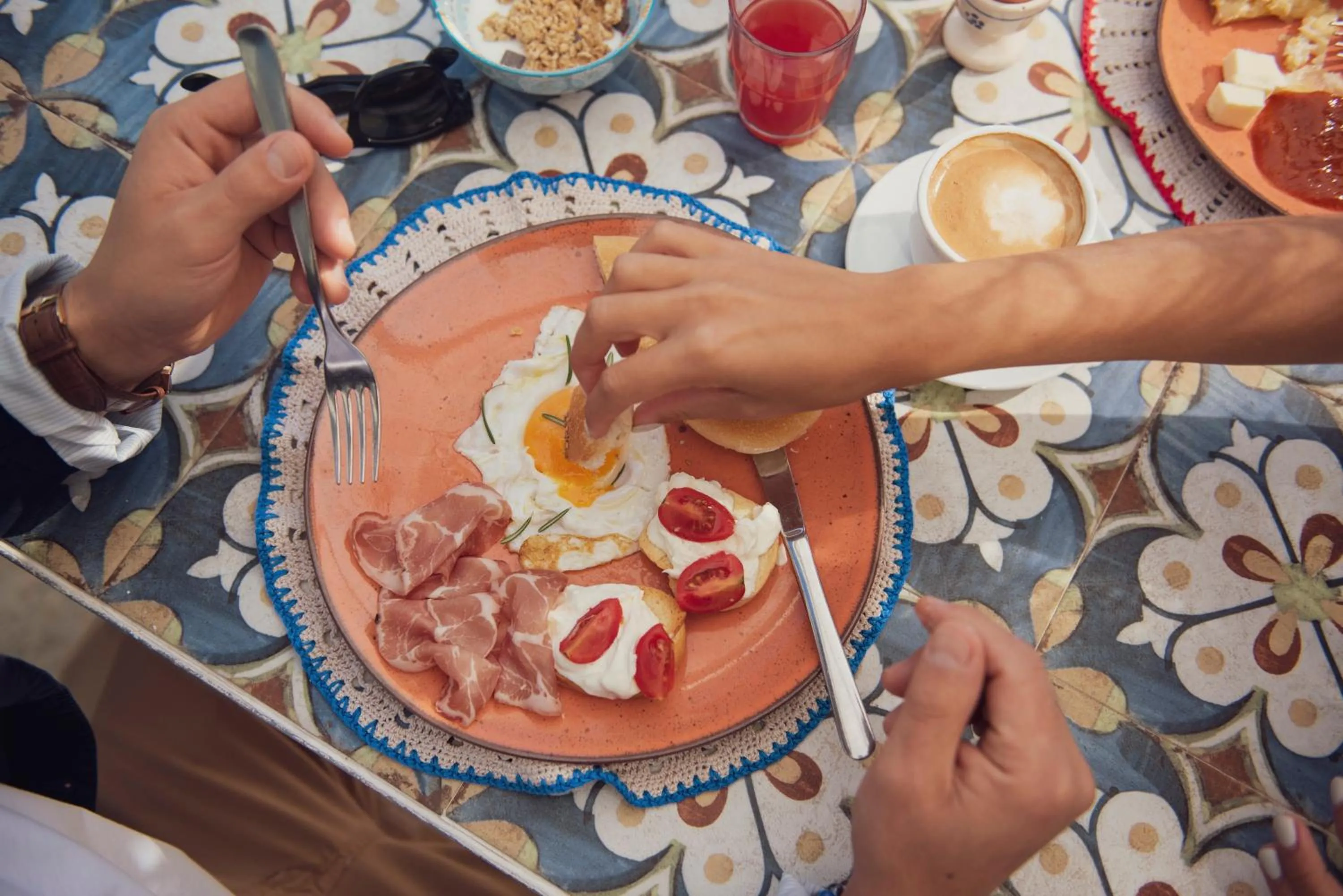 Continental breakfast in Corte Di Ferro Hotel & Wellness Resort
