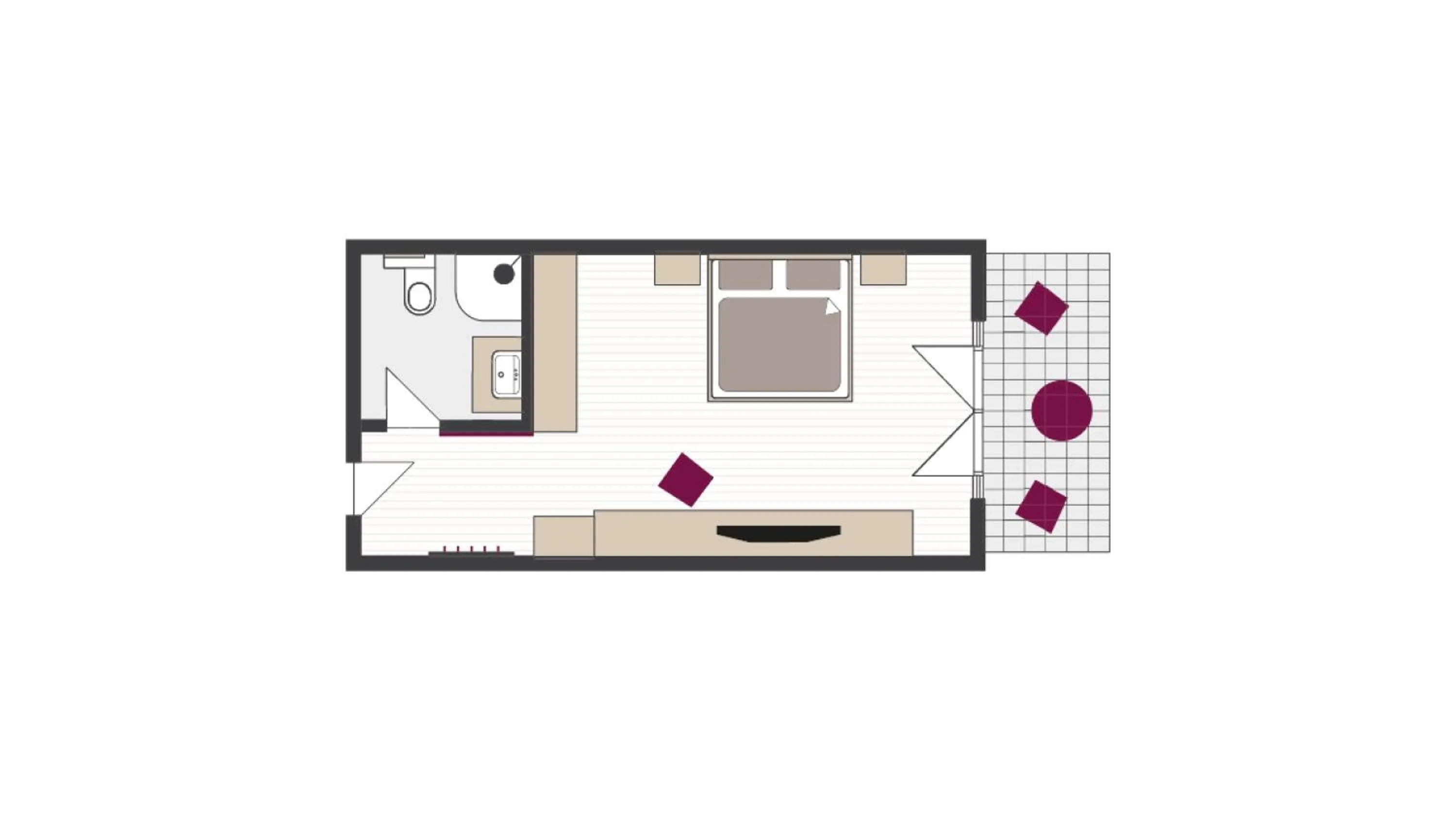 Floor plan in Paradies Pure Mountain Resort