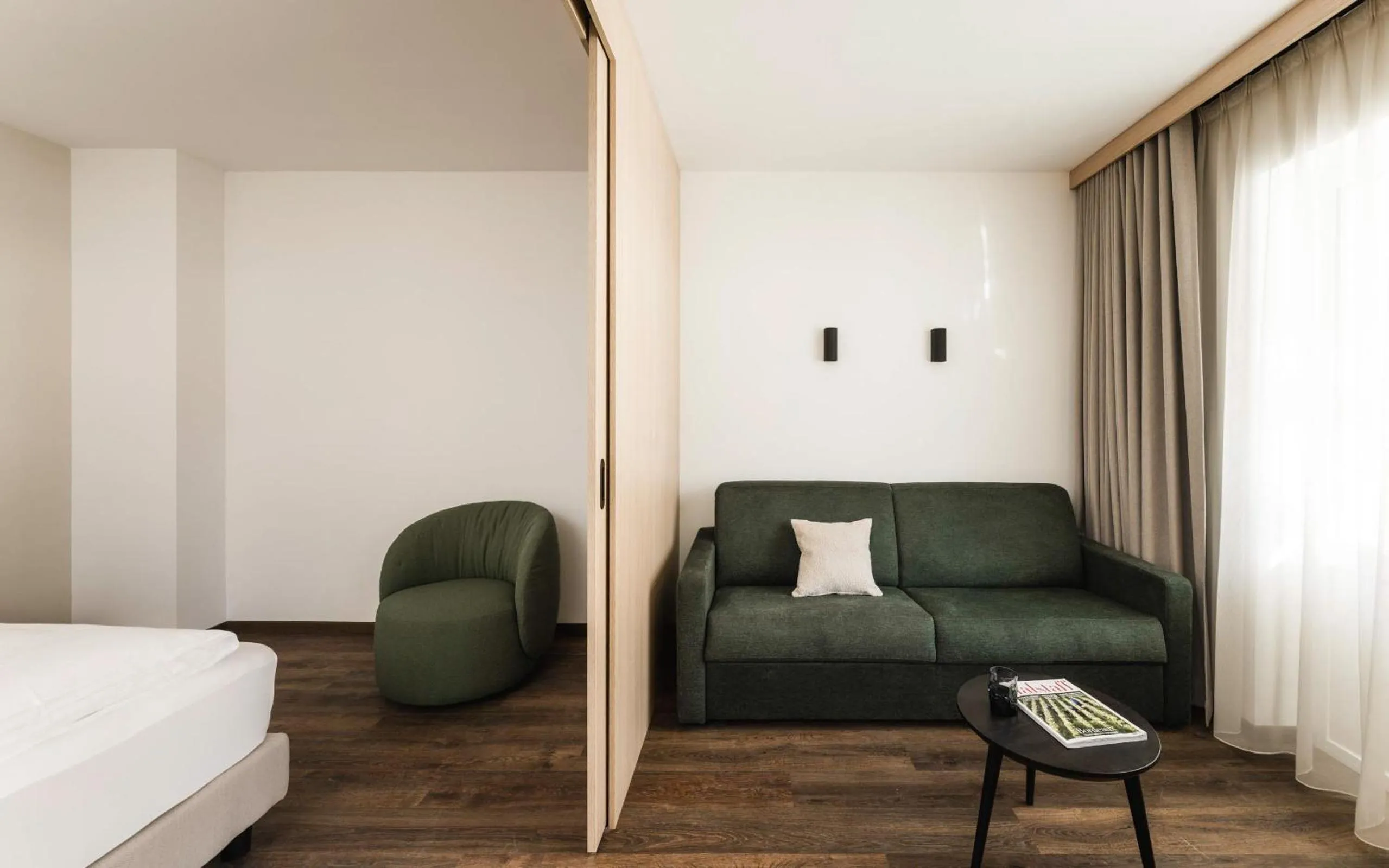 Living room, Bed in MyPARADIES