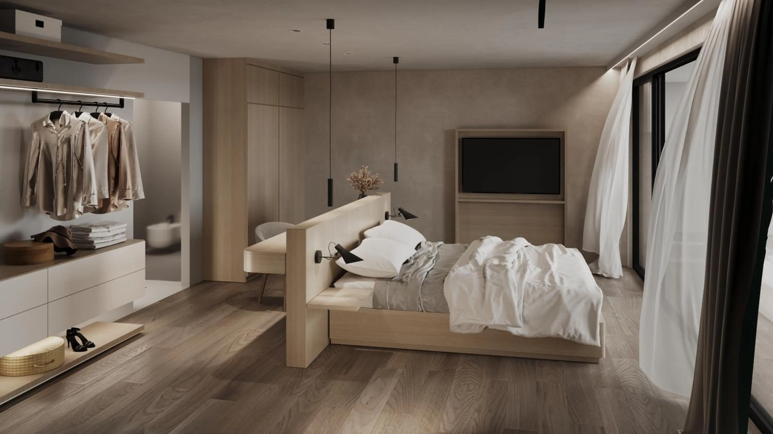 Bedroom, Bed in MyPARADIES