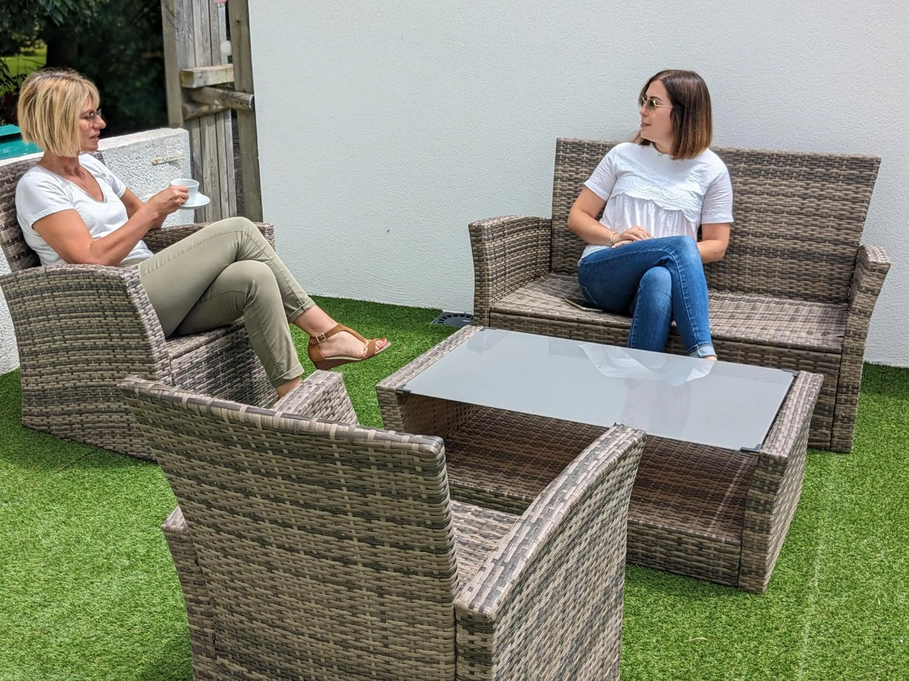 Patio in Fuzei Hôtel Lorient-Lanester