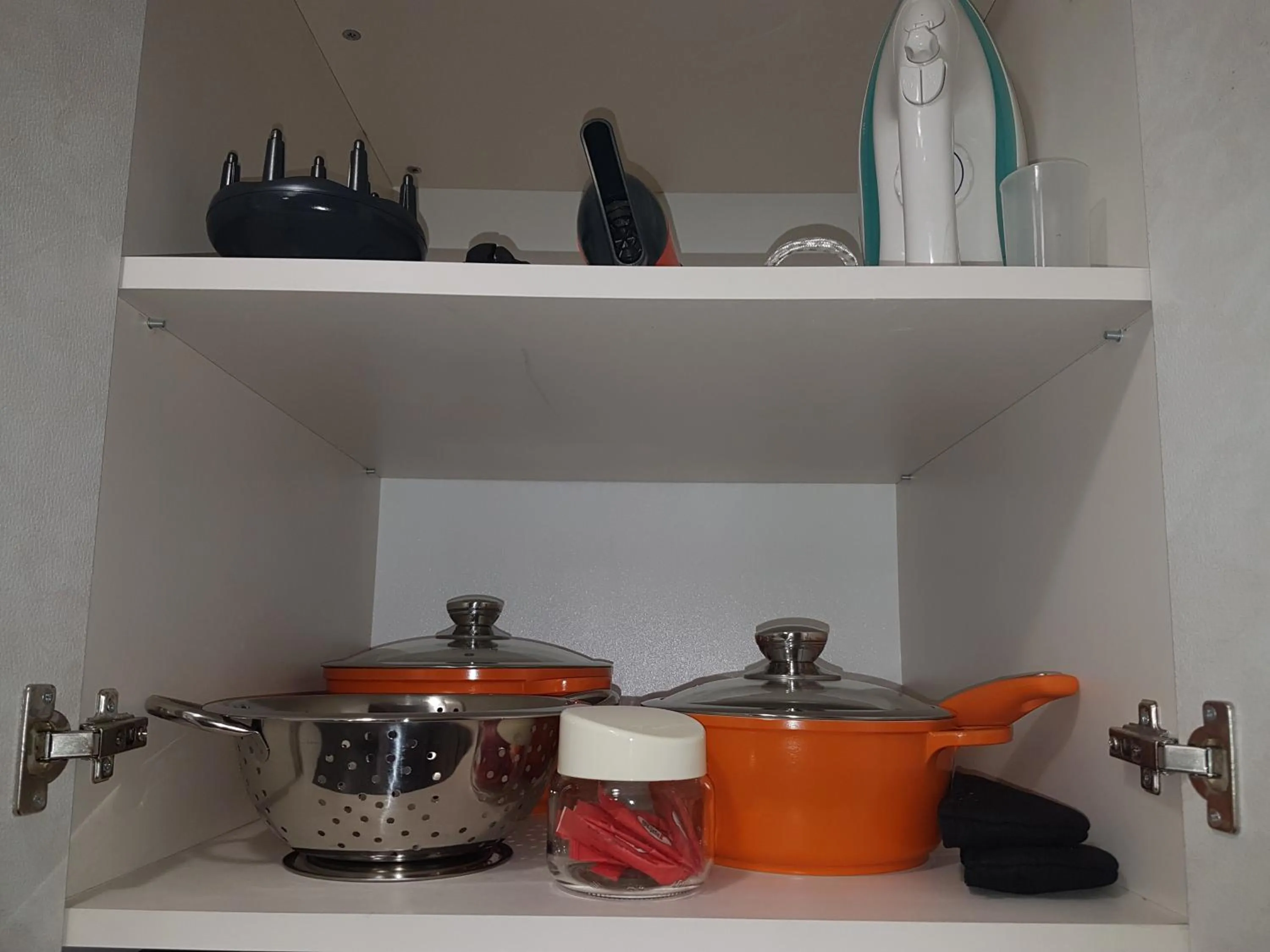 Kitchen or kitchenette in Apart Hotel Iglika